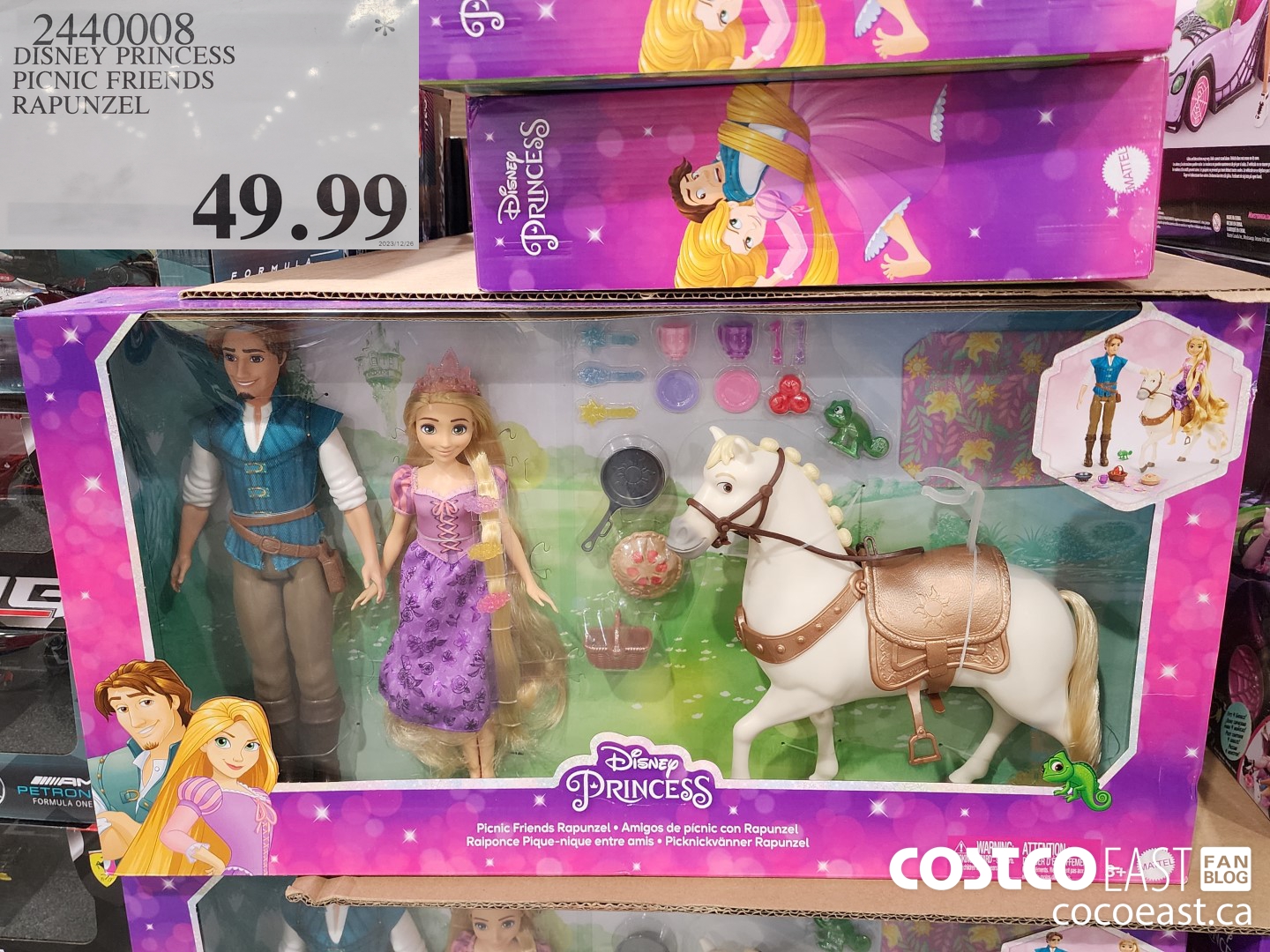 2440008 DISNEY PRINCESS PICNIC FRIENDS RAPUNZEL $49.99
