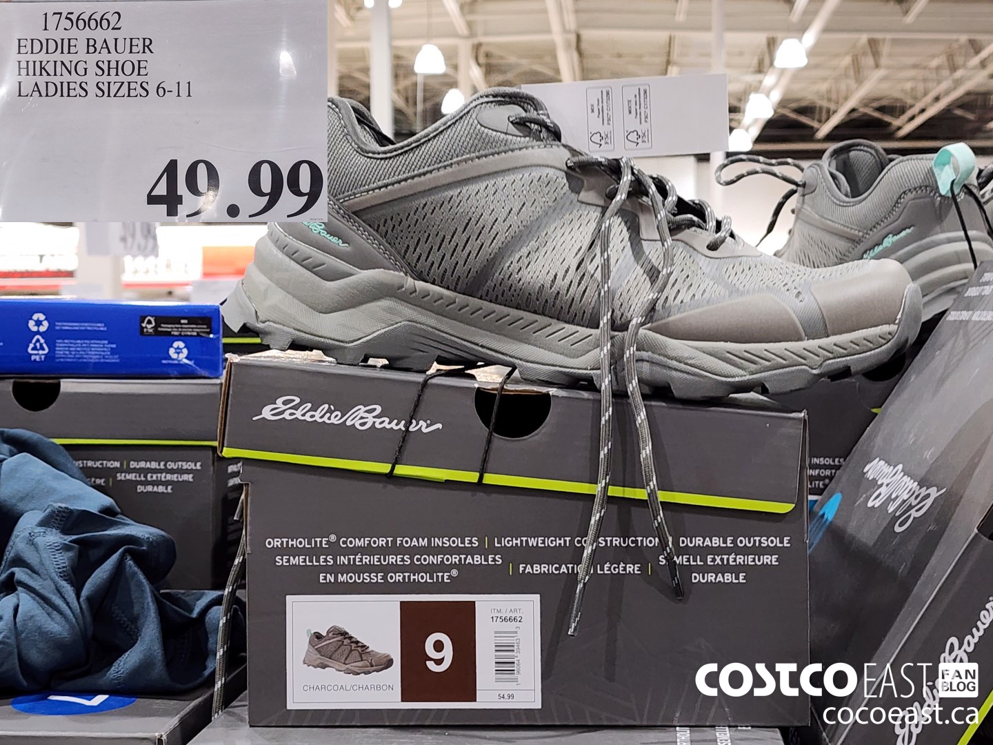 1756662 EDDIE BAUER HIKING SHOE LADIES SIZES 6-11 $49.99