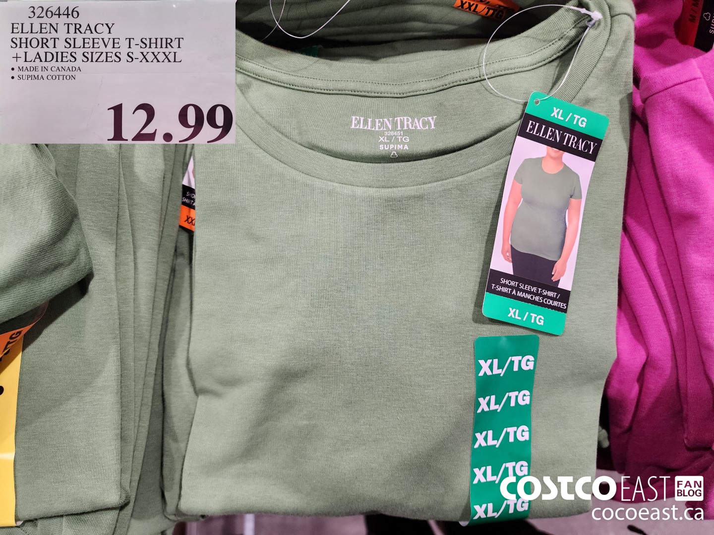 326446 ELLEN TRACY SHORT SLEEVE T-SHIRT + LADIES SIZES S-XXL $12.99