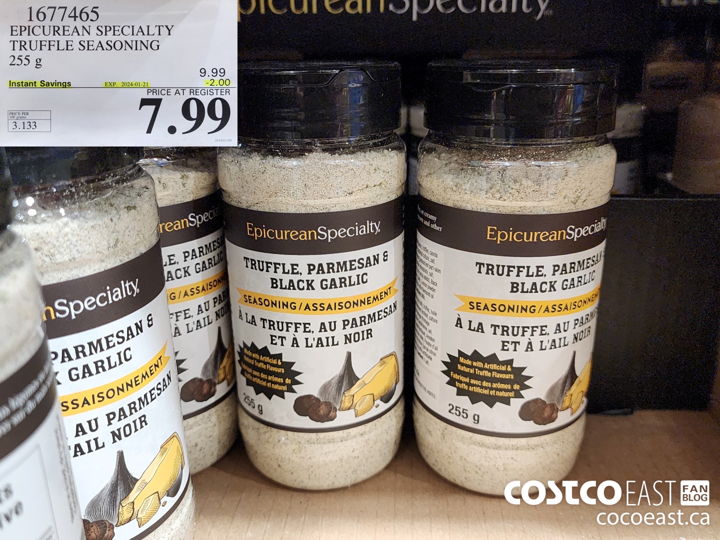 1677465 EPICUREAN SPECIALTY TRUFFLE SEASONING 255 G ($2.00 INSTANT SAVINGS EXPIRES ON 2024-01-21) $7.99