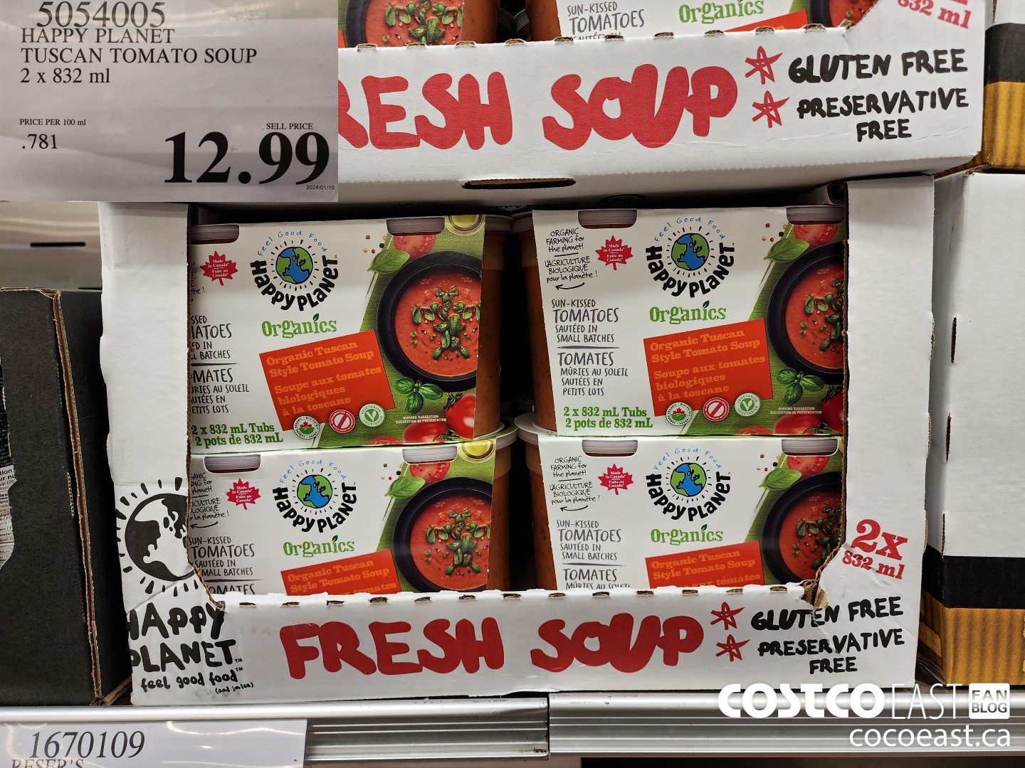 5054005 HAPPY PLANET TUSCAN TOMATO SOUP 2 x 832 ml $12.99