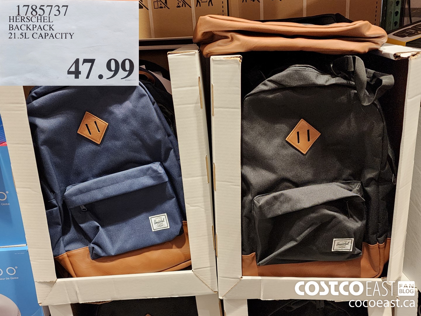 Costco herschel hot sale backpack