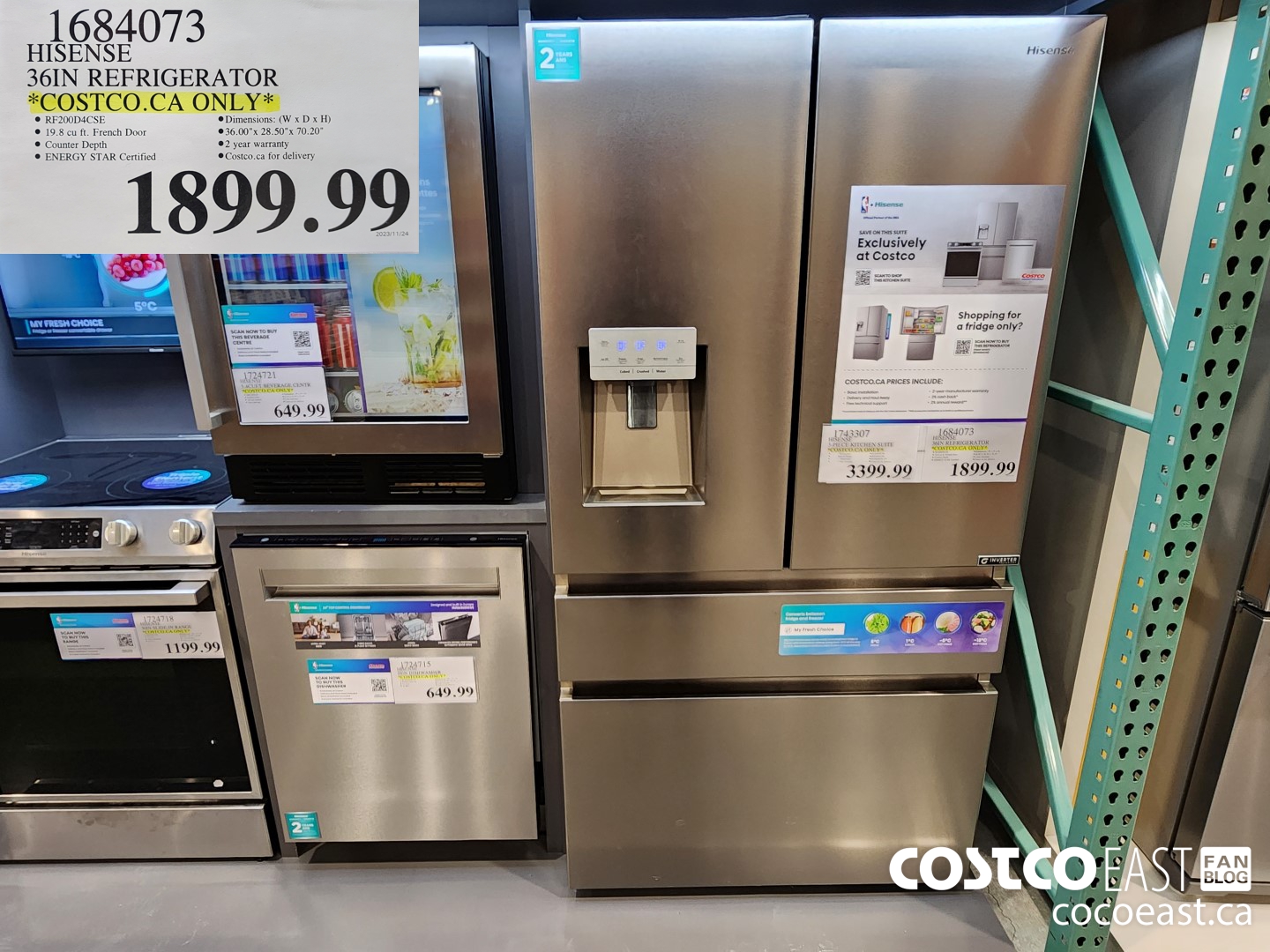 Bar fridge deals costco canada