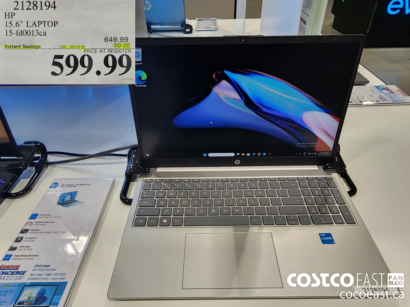 Costco Sales Flyer Sales Jan 29th Feb 5th 2024 Ontario Atlantic   HP 156 LAPTOP 15fd0013ca 20240129 95837 