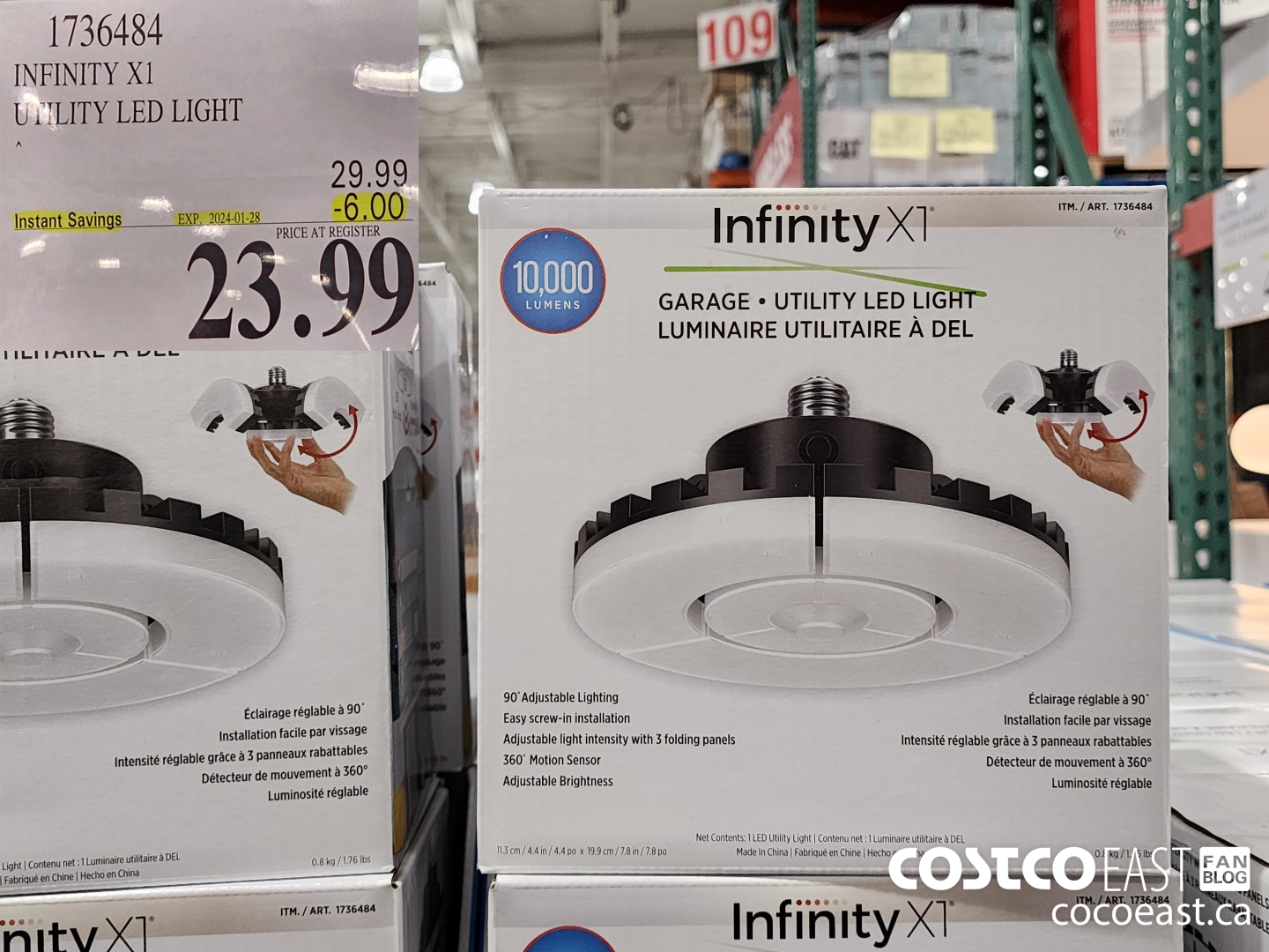 1736484 INFINITY X1 UTILITY LED LIGHT ($6.00 INSTANT SAVINGS EXPIRES ON 2024-01-28) $23.99
