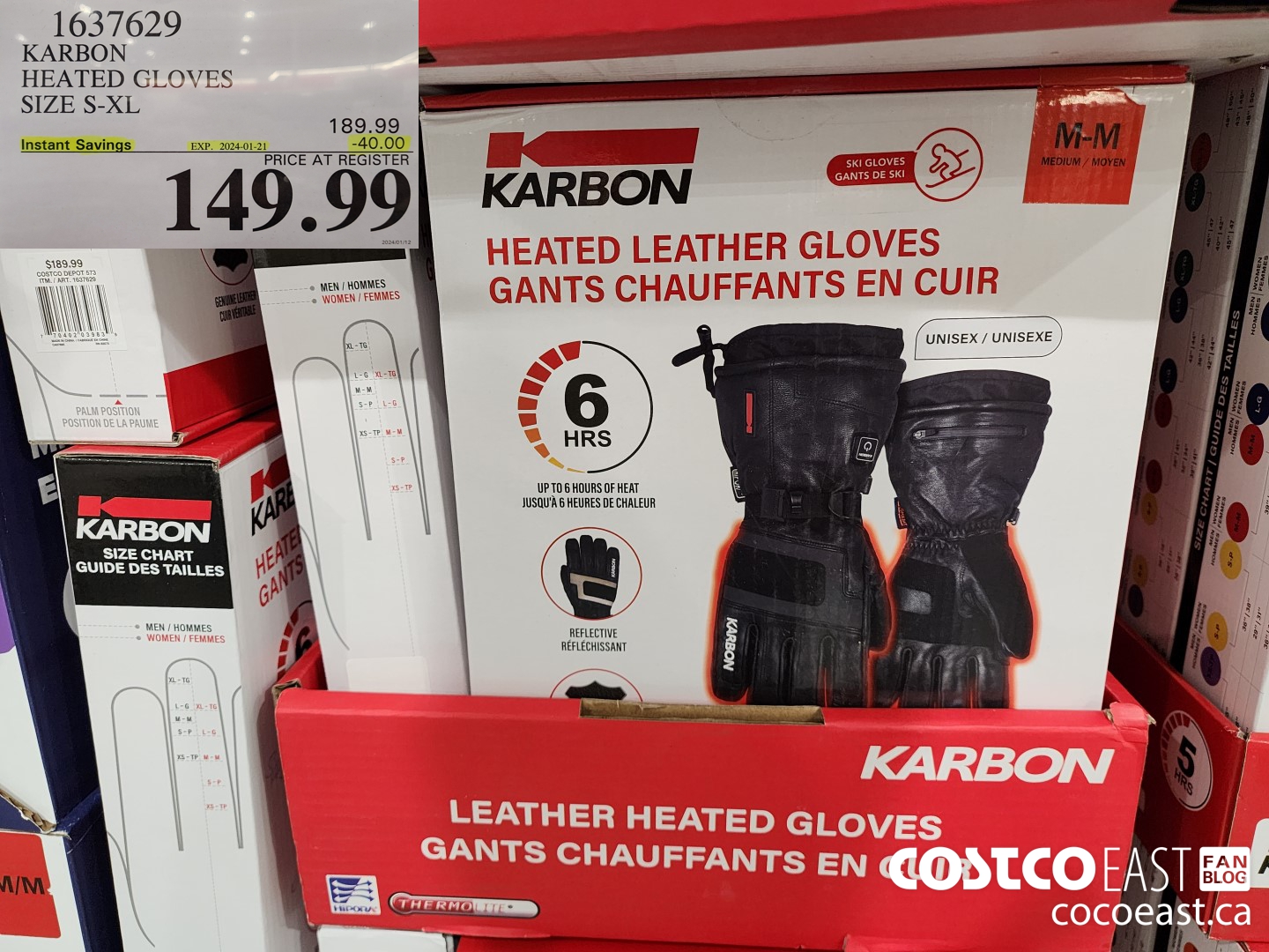 2121514 SPYDER GLOVE SIZES XS XL 4 00 INSTANT SAVINGS EXPIRES ON 2020 12 06  14 89 - Costco East Fan Blog