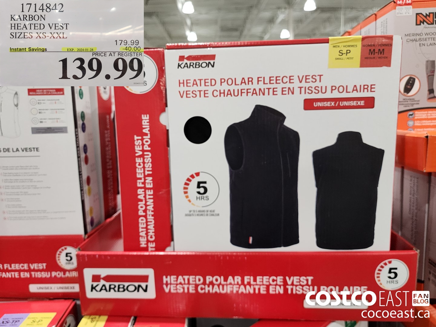 Heated on sale vest costco