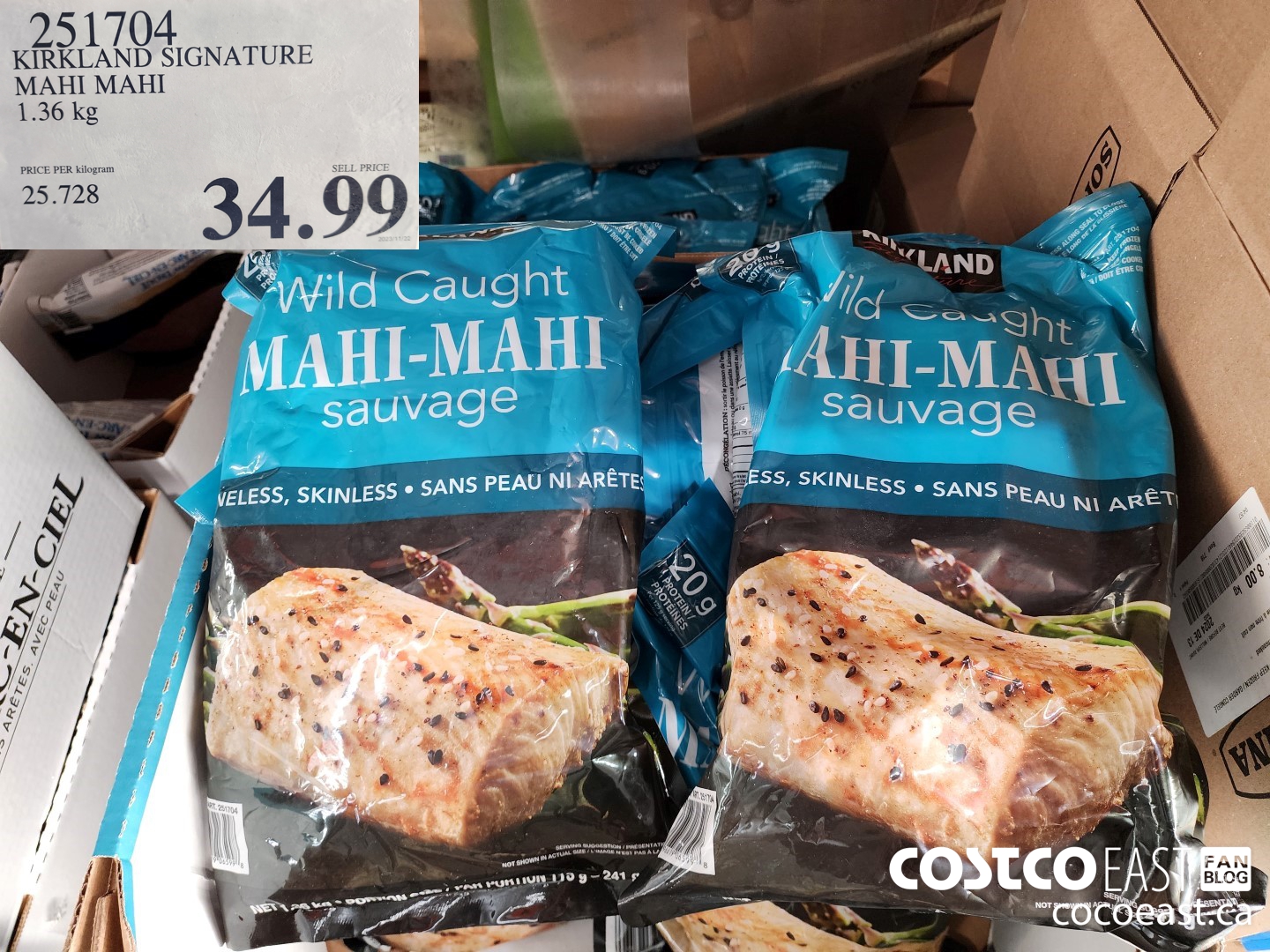 251704 KIRKLAND SIGNATURE MAHI MAHI 1.36 kg $34.99