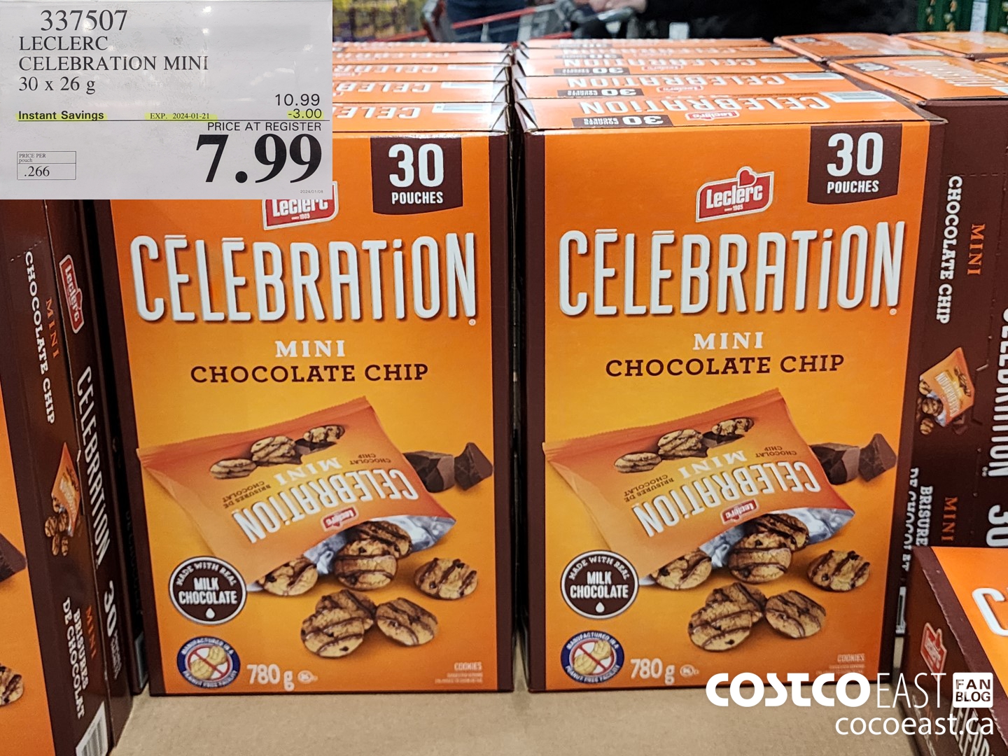 337507 LECLERC CELEBRATION MINI 30 X 26 G ($3.00 INSTANT SAVINGS EXPIRES ON 2024-01-21) $7.99