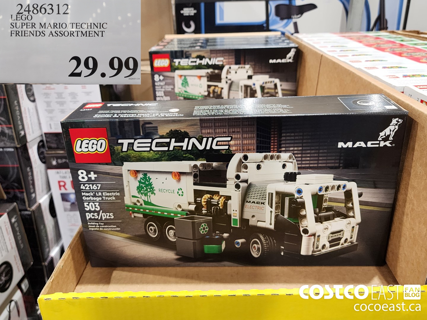 2486312 LEGO SUPER MARIO/TECHNIC FRIENDS ASSORTMENT $29.99