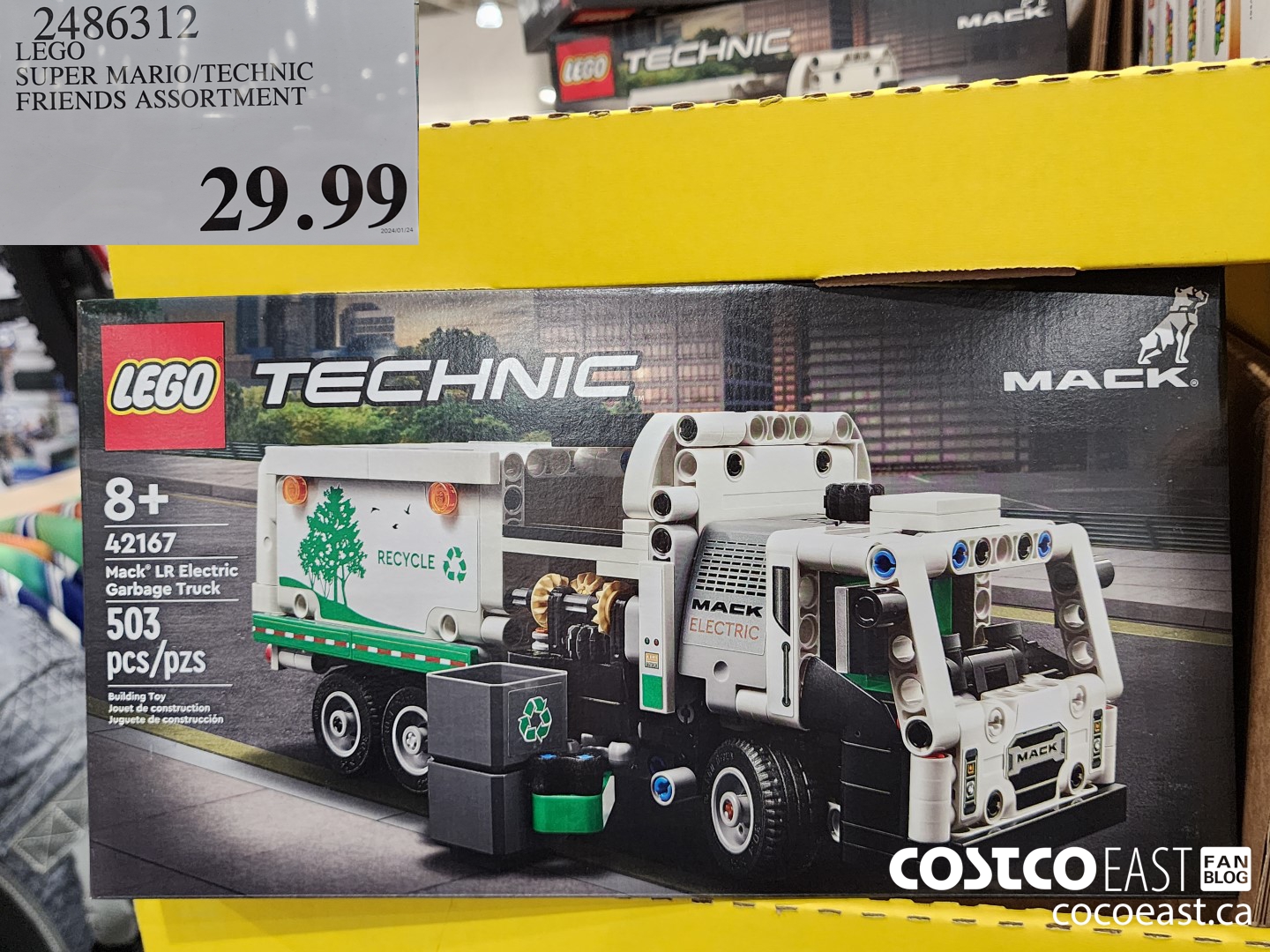 2486312 LEGO SUPER MARIO/TECHNIC FRIENDS ASSORTMENT $29.99