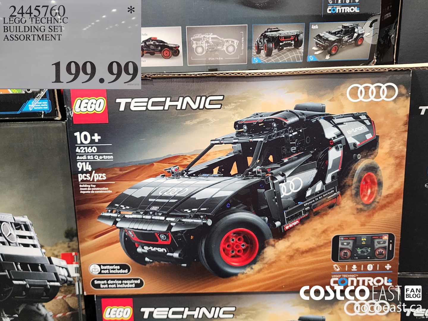 2445760 LEGO TECHNIC BUILDING SET ASSORTMENT $199.99