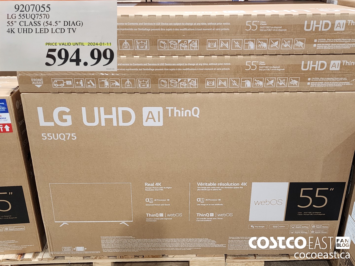 9207055 LG 55UQ7570 55