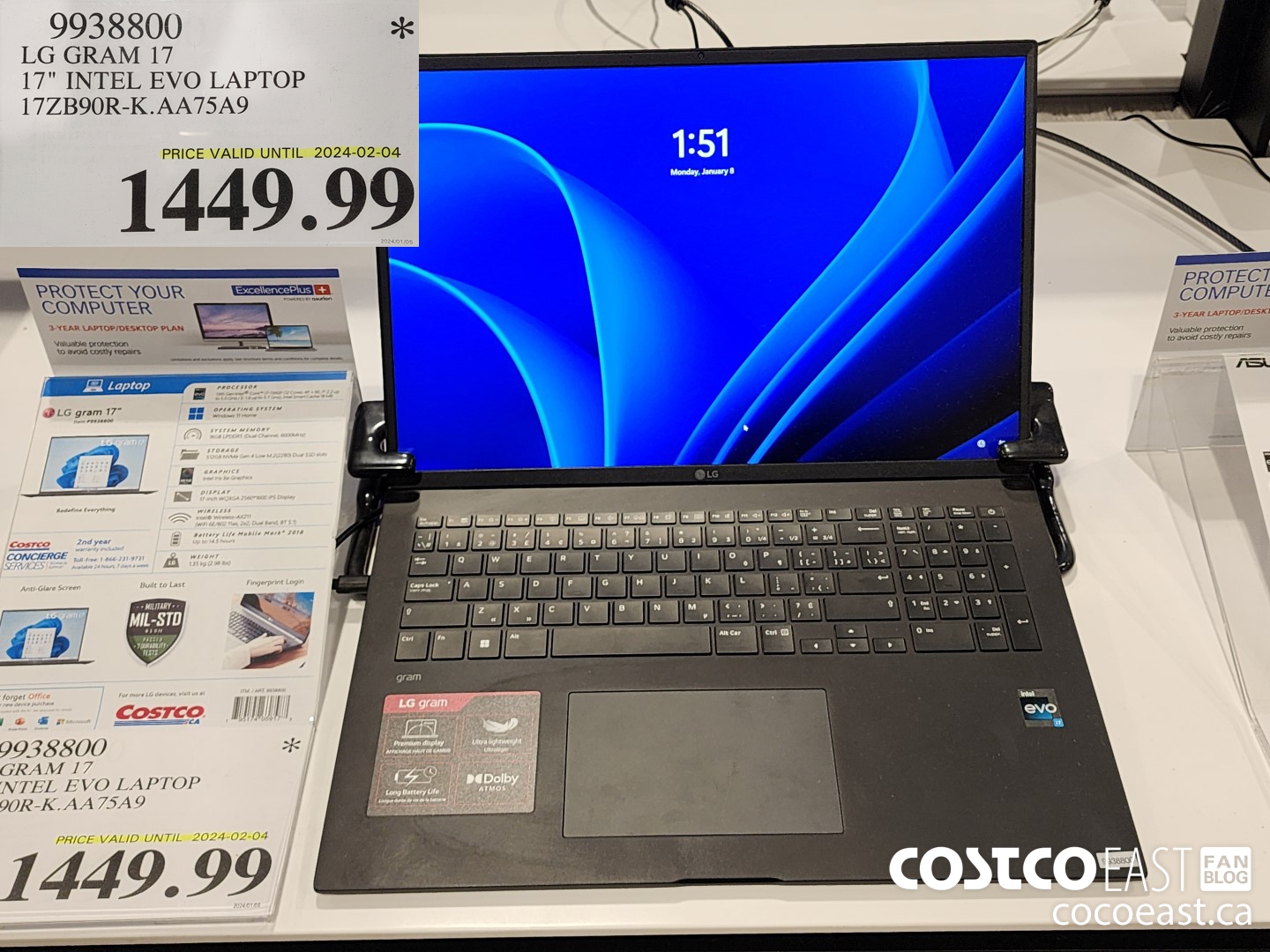 9938800 LG GRAM 17 17