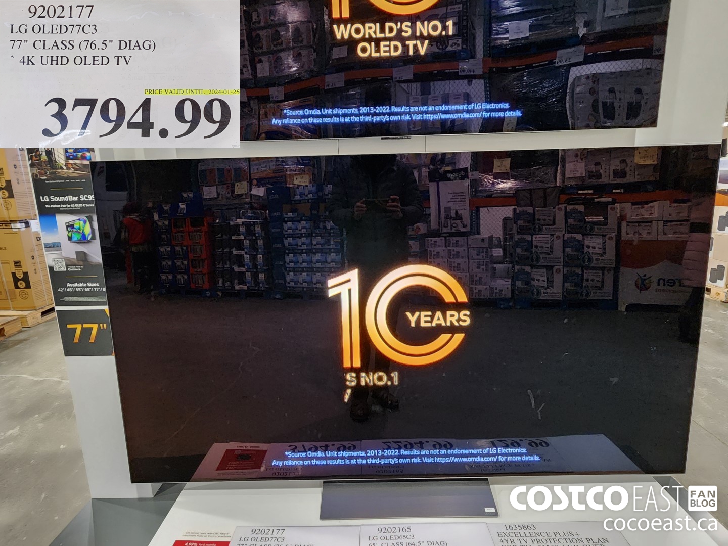 9202177 LG OLED77C3 77