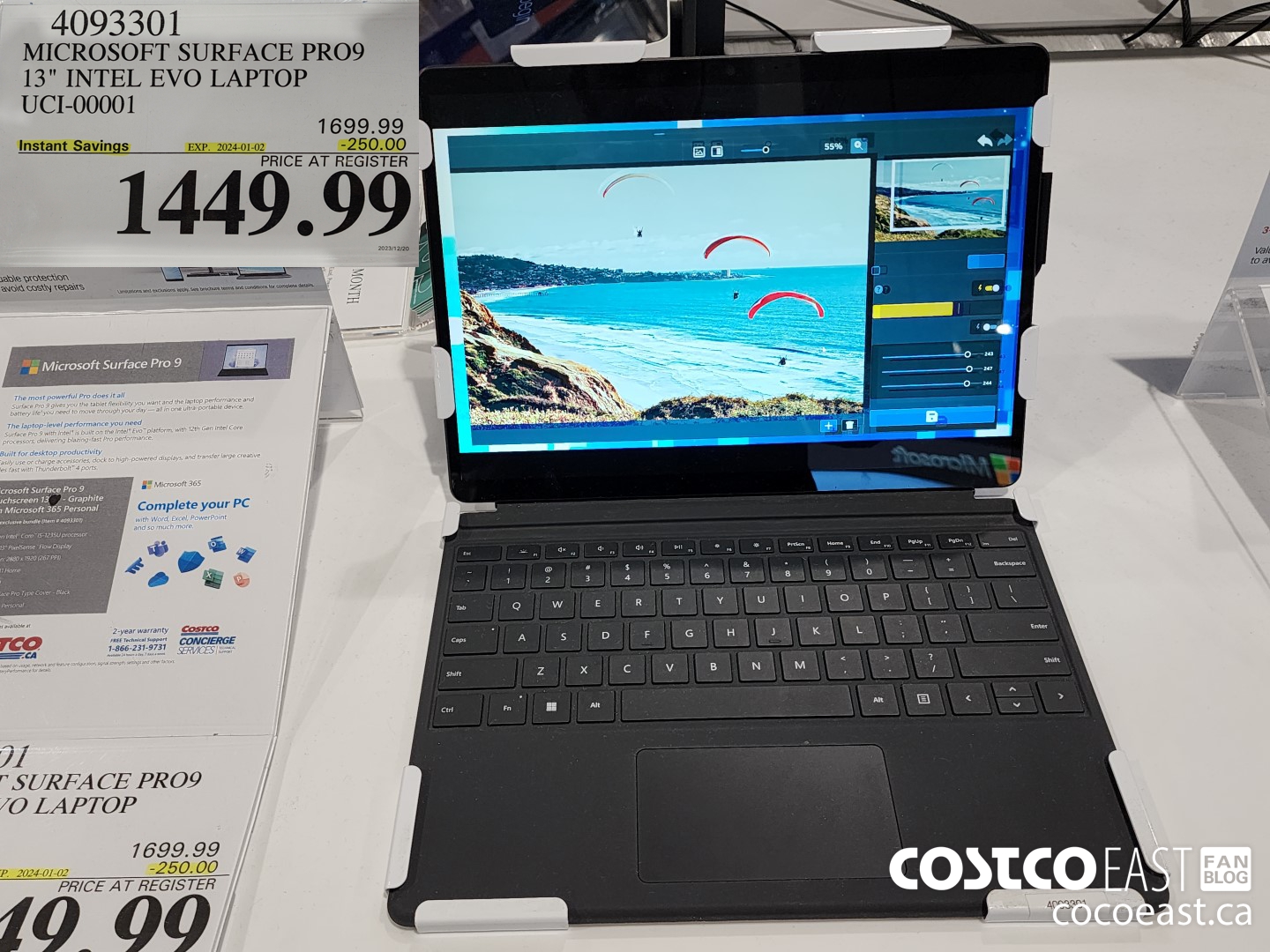 4093301 MICROSOFT SURFACE PRO9 13