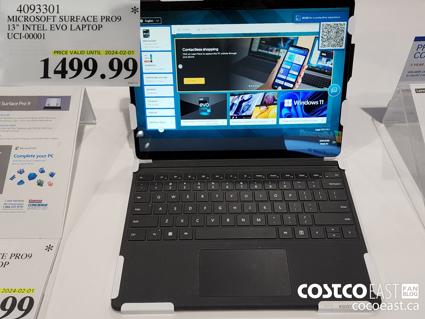 4093301 MICROSOFT SURFACE PRO9 13