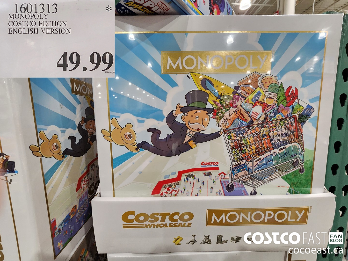 1601313 MONOPOLY COSTCO EDITION ENGLISH VERSION $49.99