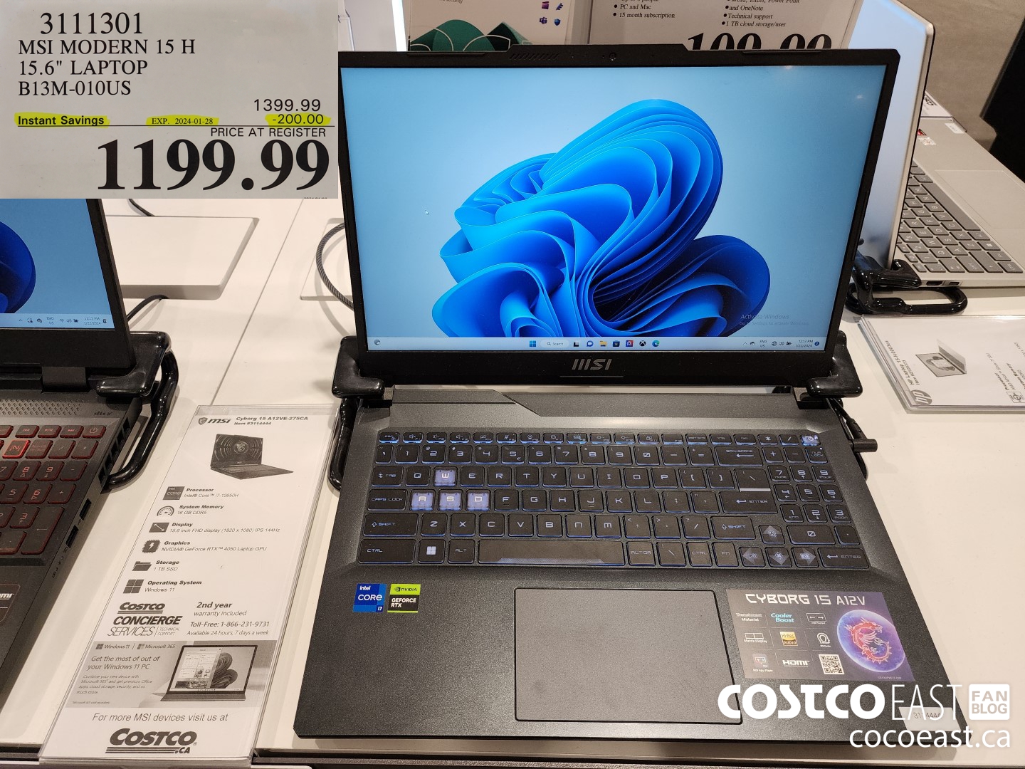 3111301 MSI MODERN 15 H 15.6