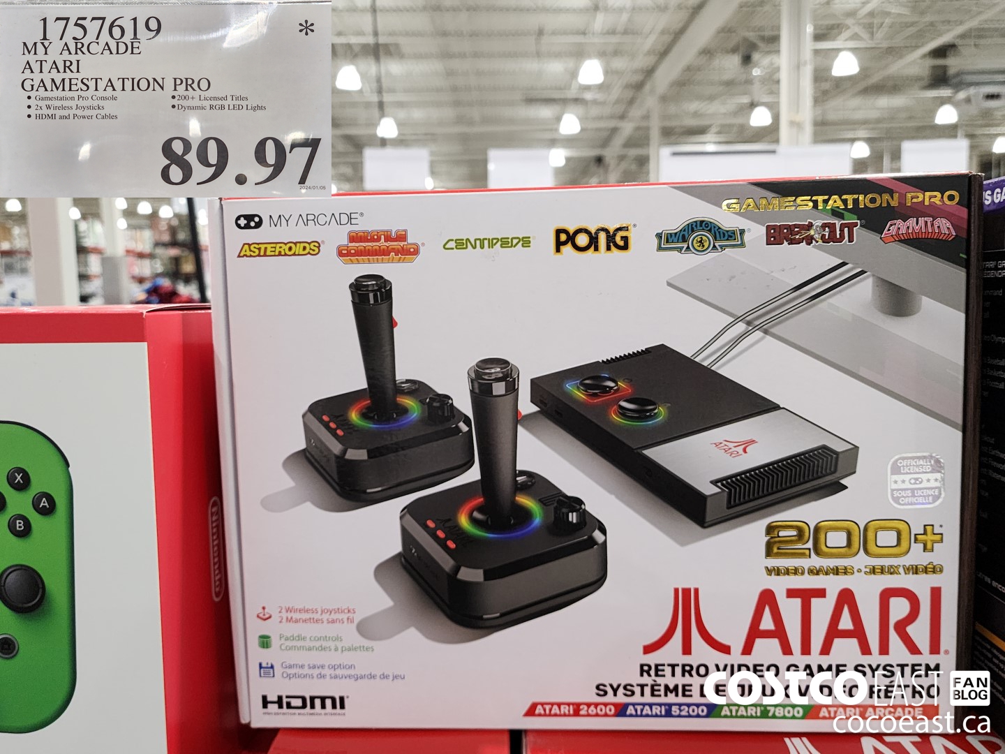 1757619 MY ARCADE ATARI GAMESTATION PRO $89.97