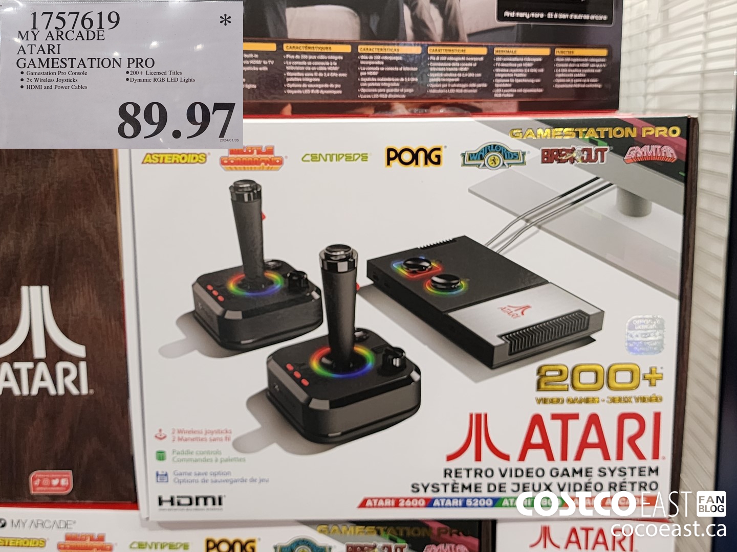 1757619 MY ARCADE ATARI GAMESTATION PRO $89.97