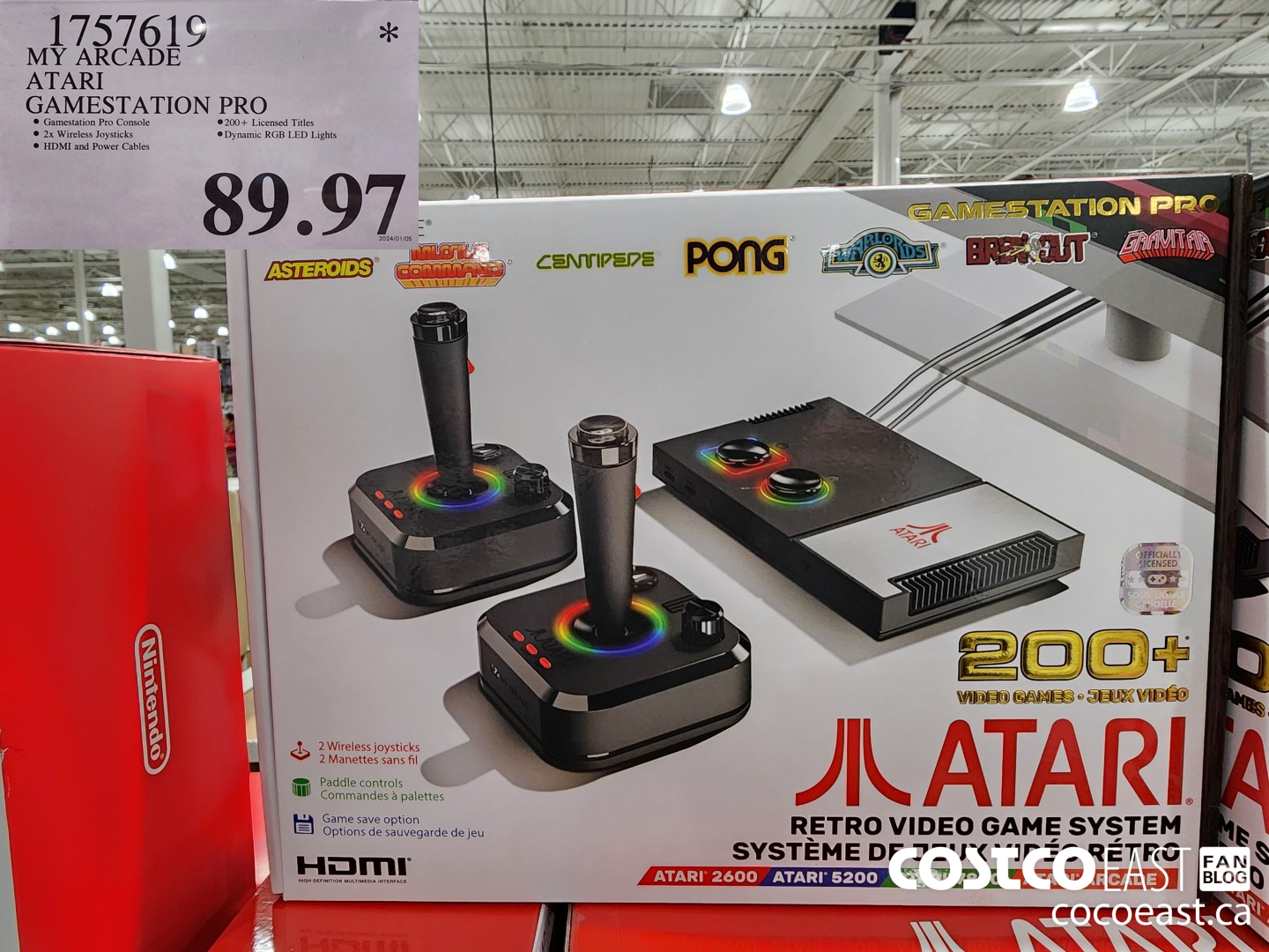 1757619 MY ARCADE ATARI GAMESTATION PRO $89.97