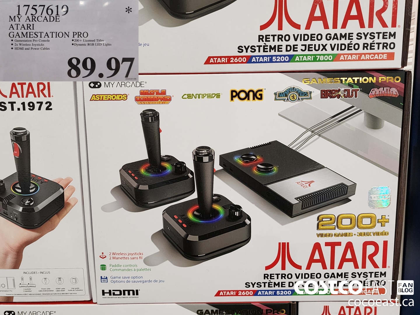 1757619 MY ARCADE ATARI GAMESTATION PRO $89.97
