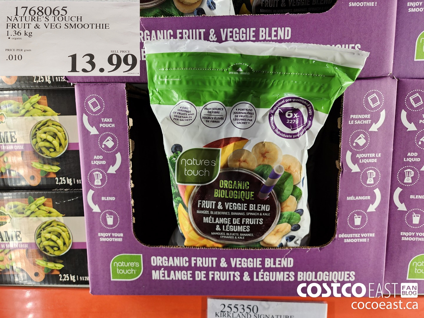 1768065 NATURE'S TOUCH FRUIT & VEG SMOOTHIE 1.36 KG $13.99