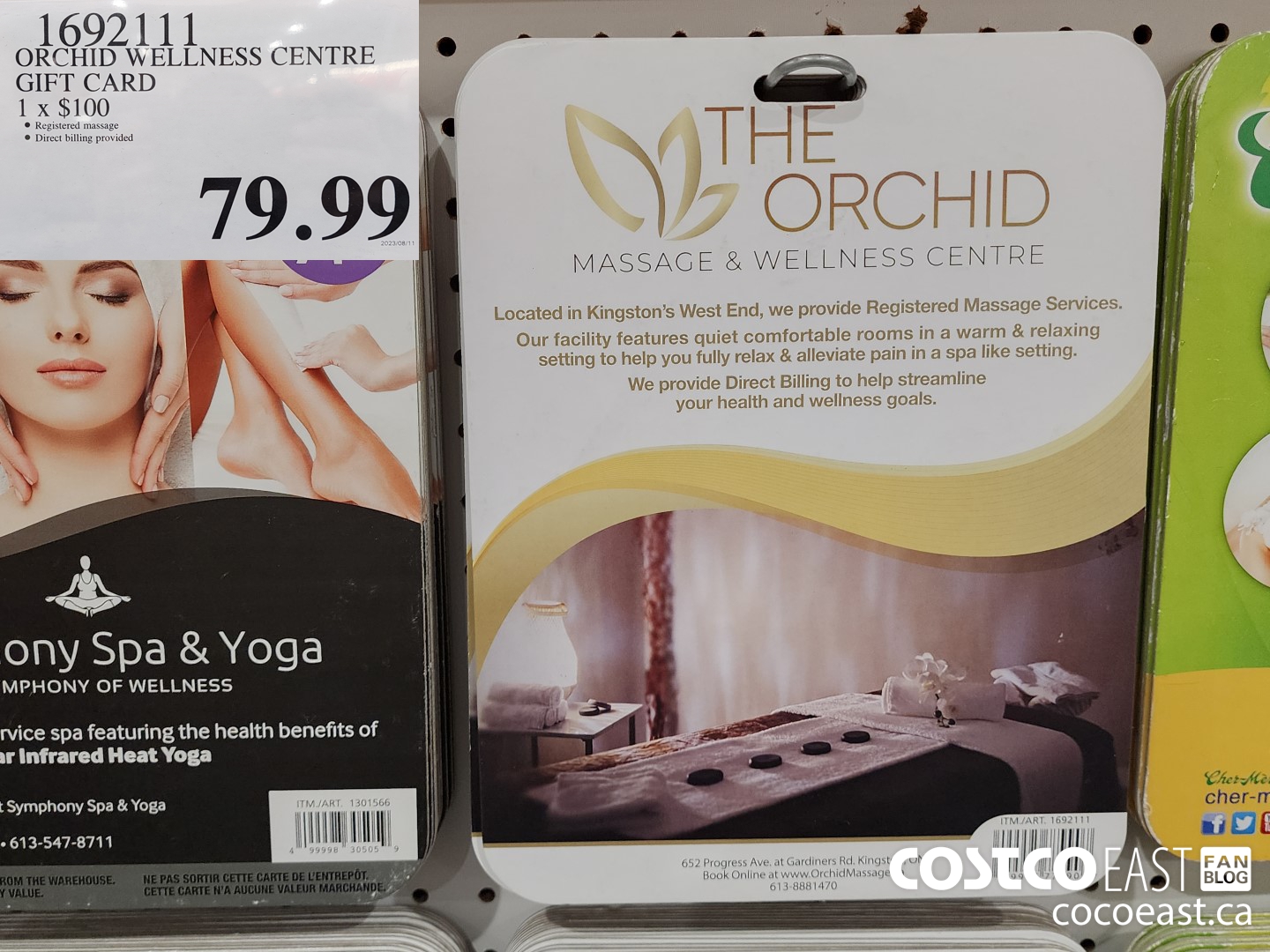 1692111 ORCHIDE MASSAGE AND WELLNESS CENTRE $100 GIFT CARD $79.99