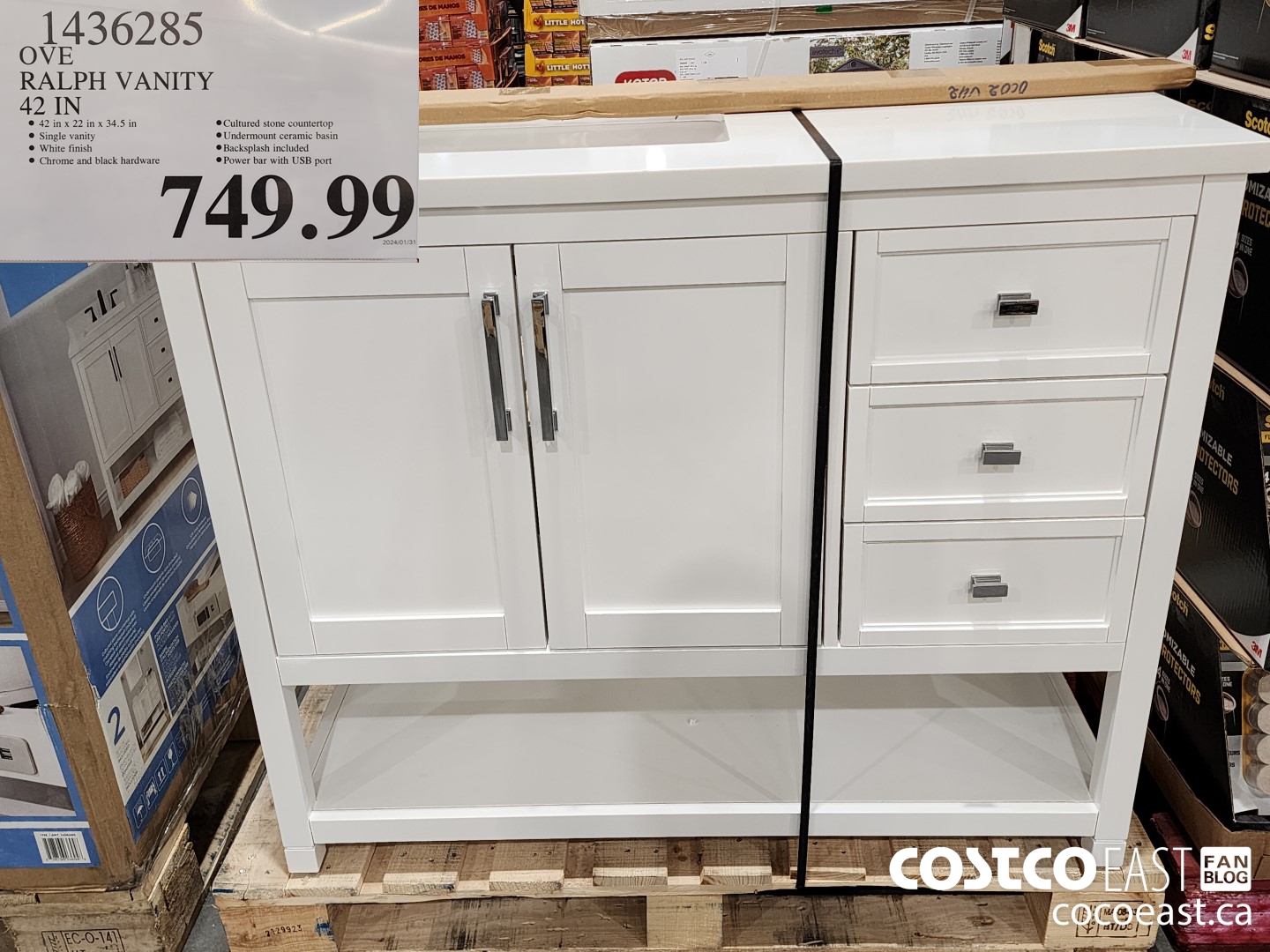 1436285 OVE RALPH VANITY 42 IN $749.99