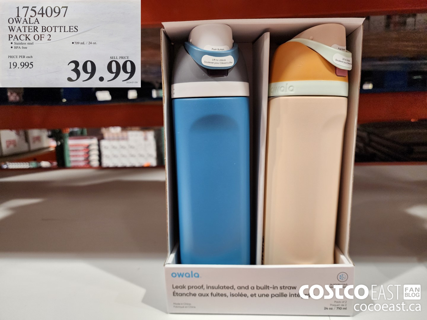 Costco Weekend Sales Jan 19th 21st 2024 Ontario Atlantic Canada   OWALA WATER BOTTLES PACK OF 2 20240119 95203 