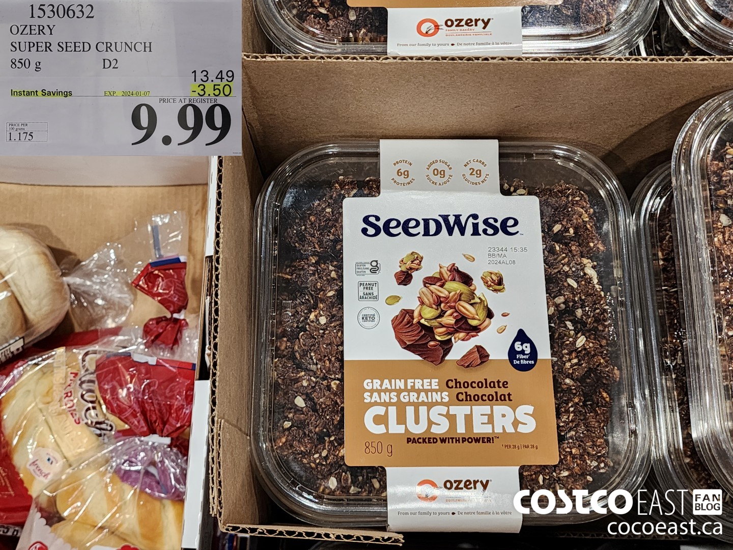 1530632 OZERY SUPER SEED CRUNCH 850 g ($3.50 INSTANT SAVINGS EXPIRES ON 2024-01-07) $9.99