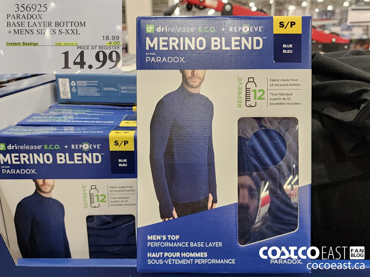 356925 PARADOX BASE LAYER BOTTOM MENS SIZES S-XXL ($4.00 INSTANT SAVINGS EXPIRES ON 2024-01-21) $14.99