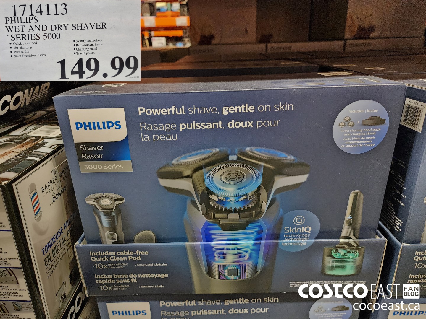 1714113 PHILIPS WET AND DRY SHAVER “SERIES 5000 $149.99
