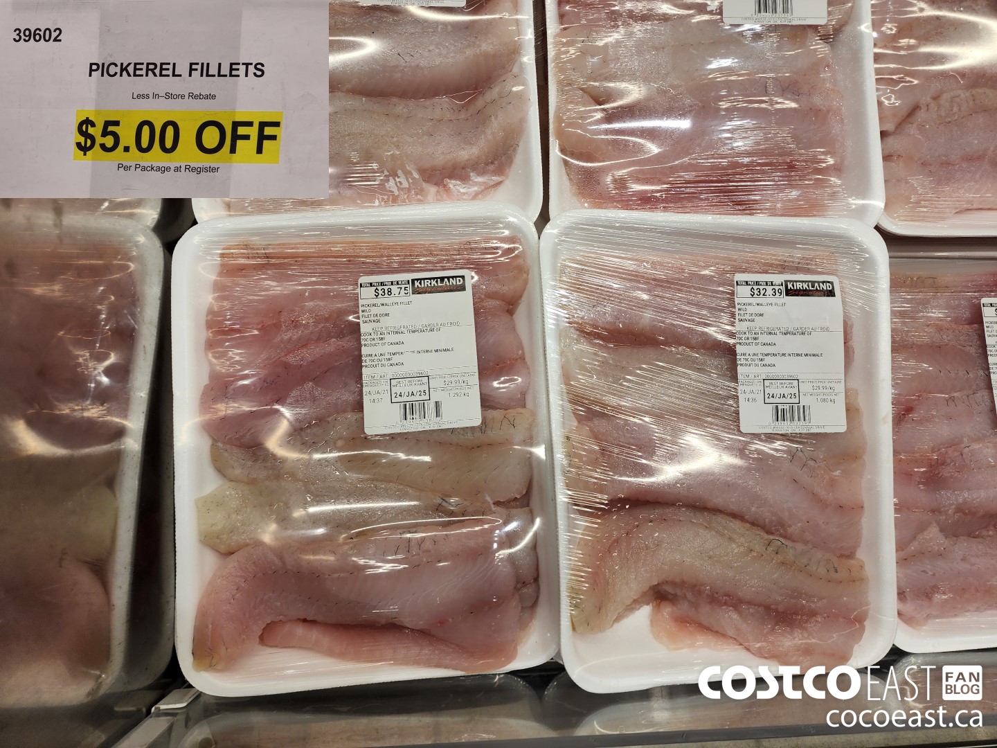 39602 PICKEREL FILLETS ($5.00 INSTANT SAVINGS)
