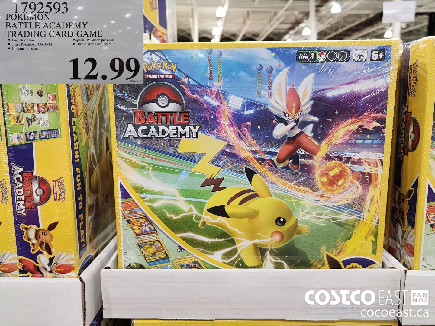 1792593 POKEMON BATTLE ACADEMY TRADING CARD GAME $12.99