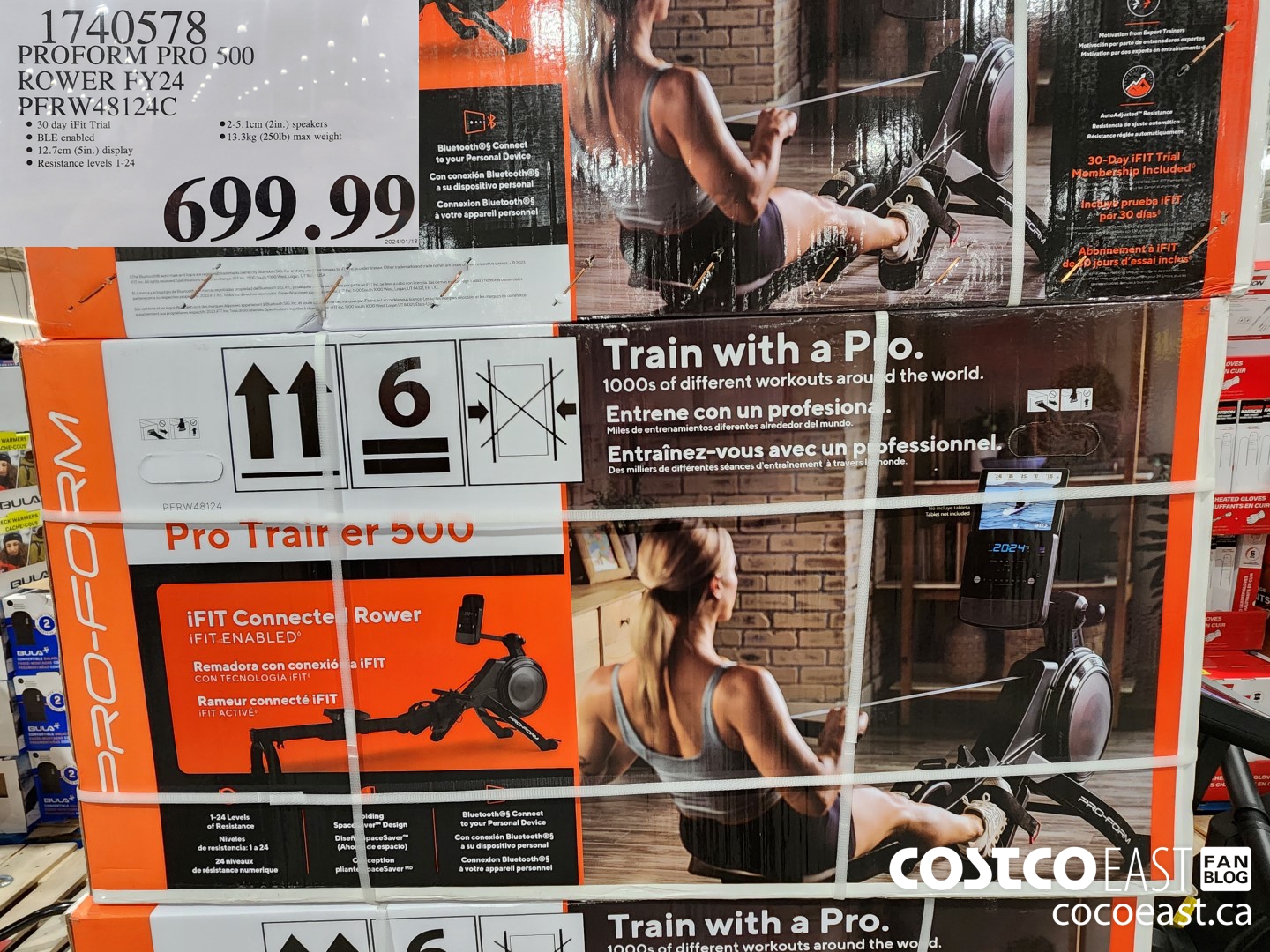 1740578 PROFORM PRO 500 ROWER FY24 PFRW48124C $699.99