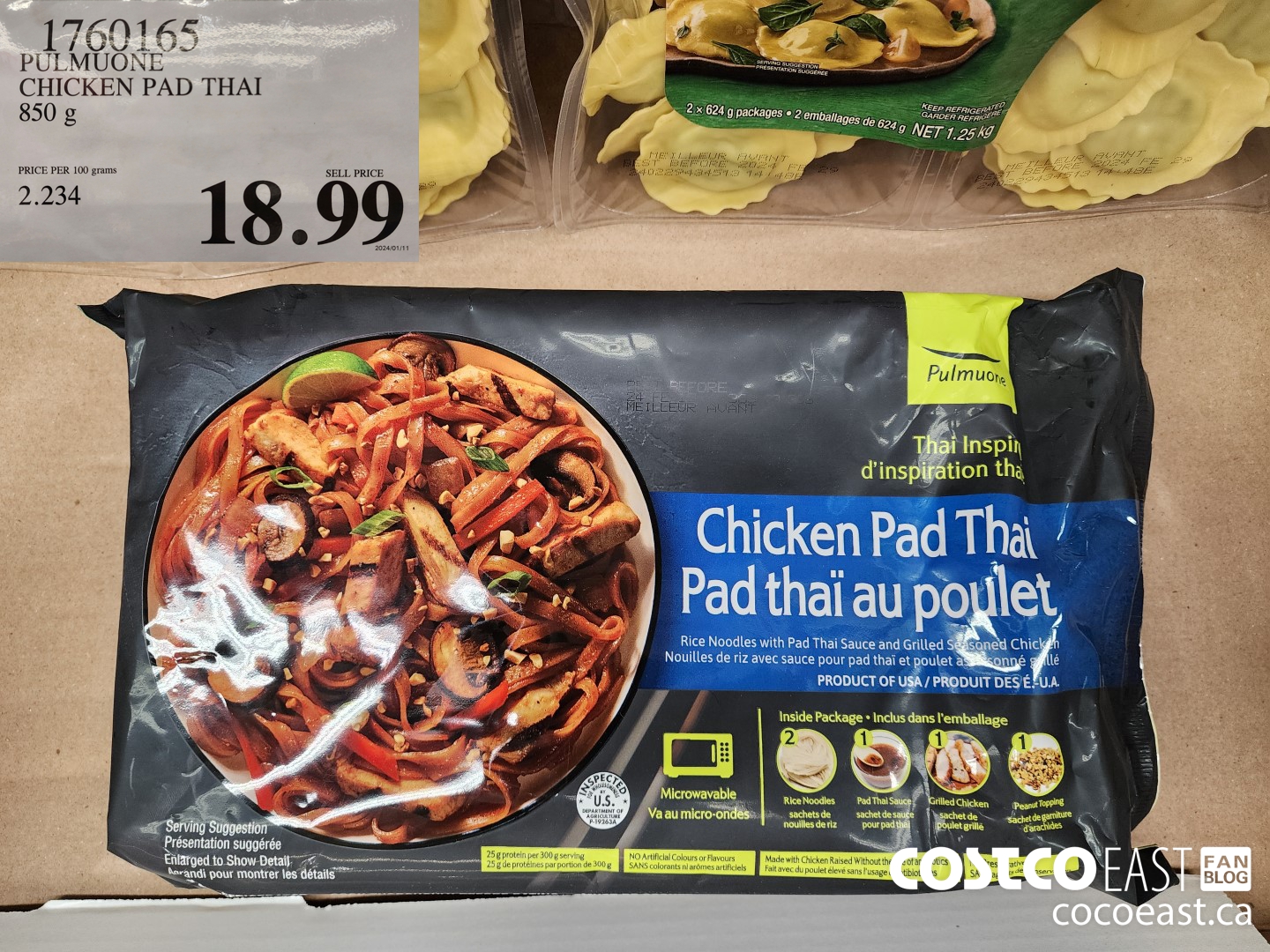 1760165 PULMUONE CHICKEN PAD THAI 850 g $18.99