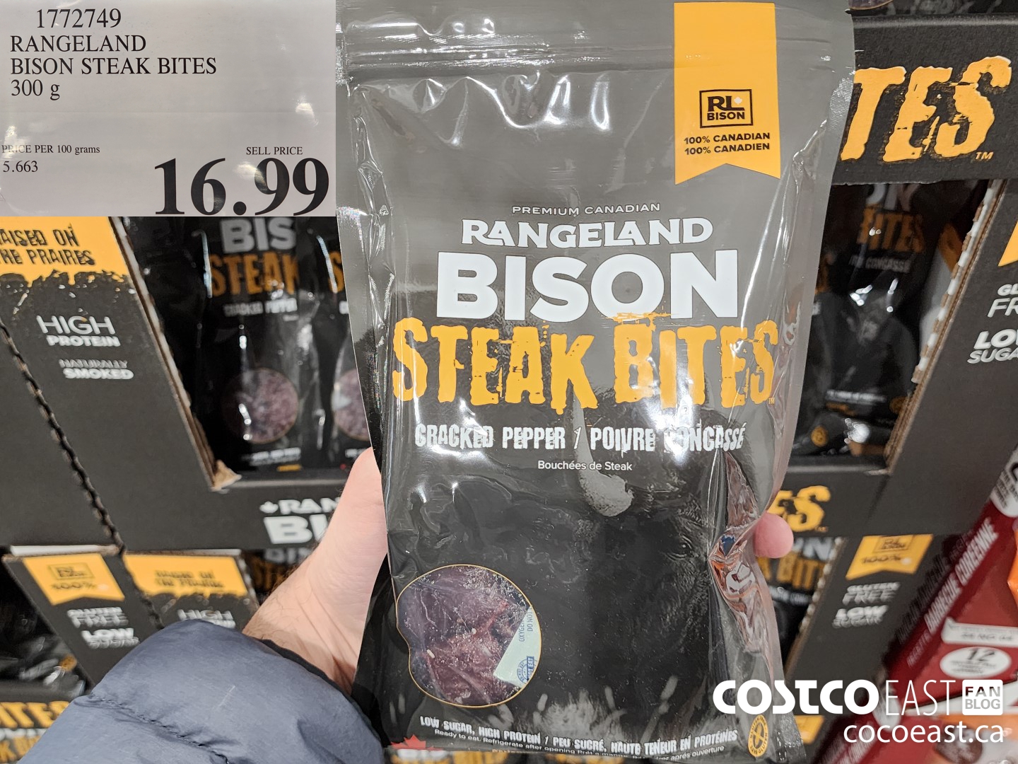 1772749 RANGELAND BISON STEAK BITES 300 g $16.99