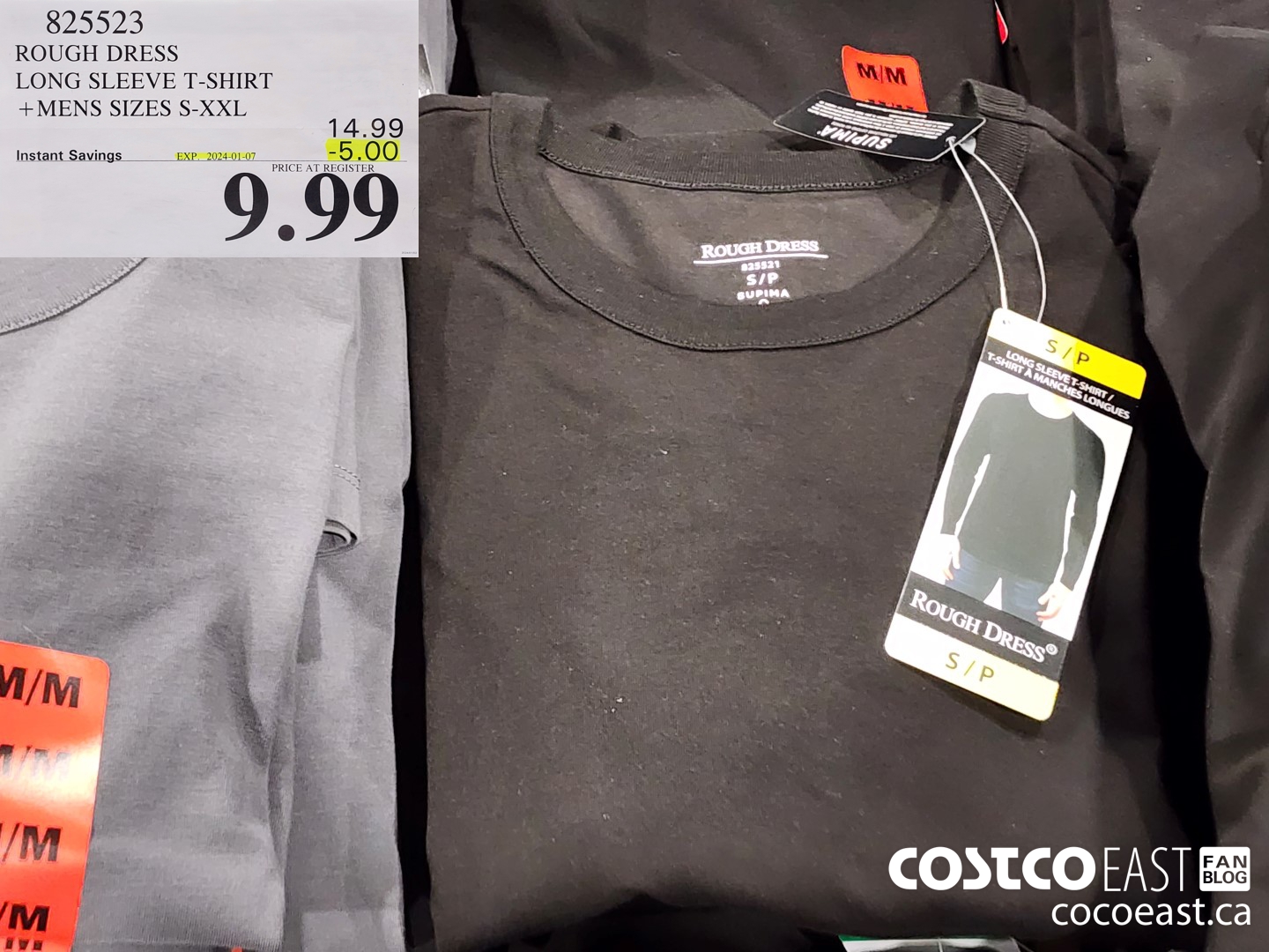 825523 ROUGH DRESS LONG SLEEVE T-SHIRT +MENS SIZES S-XXL ($5.00 INSTANT SAVINGS EXPIRES ON 2024-01-07) $9.99