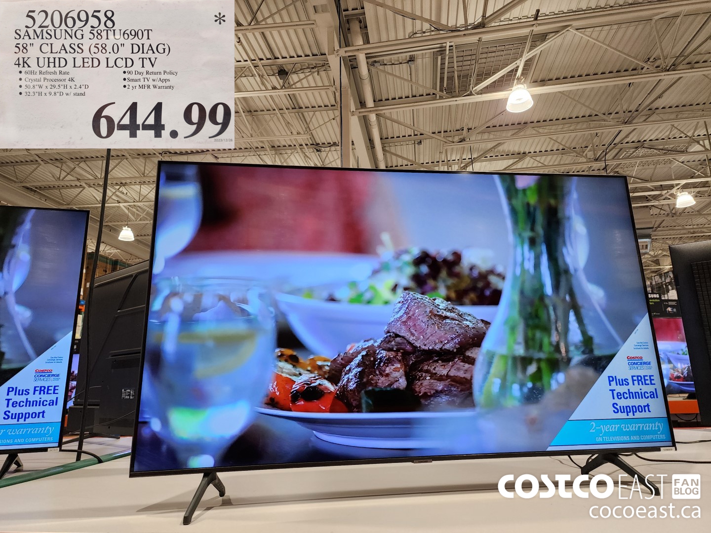 5206958 SAMSUNG 58TU690T 58