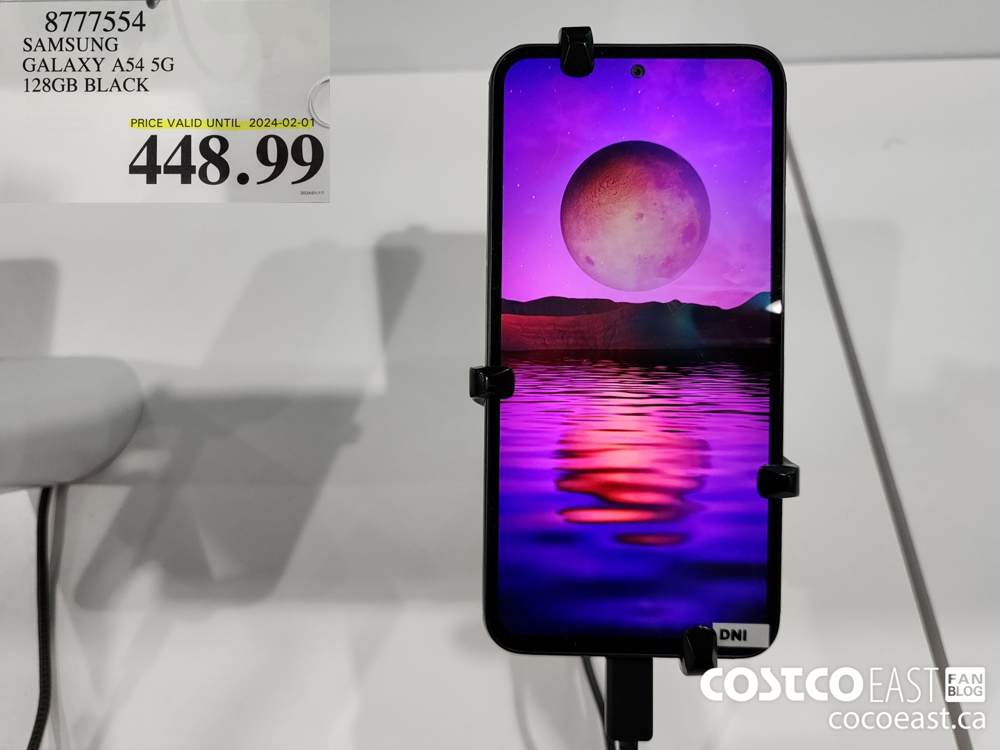 8777554 SAMSUNG GALAXY A54 5G 128GB BLACK $448.99