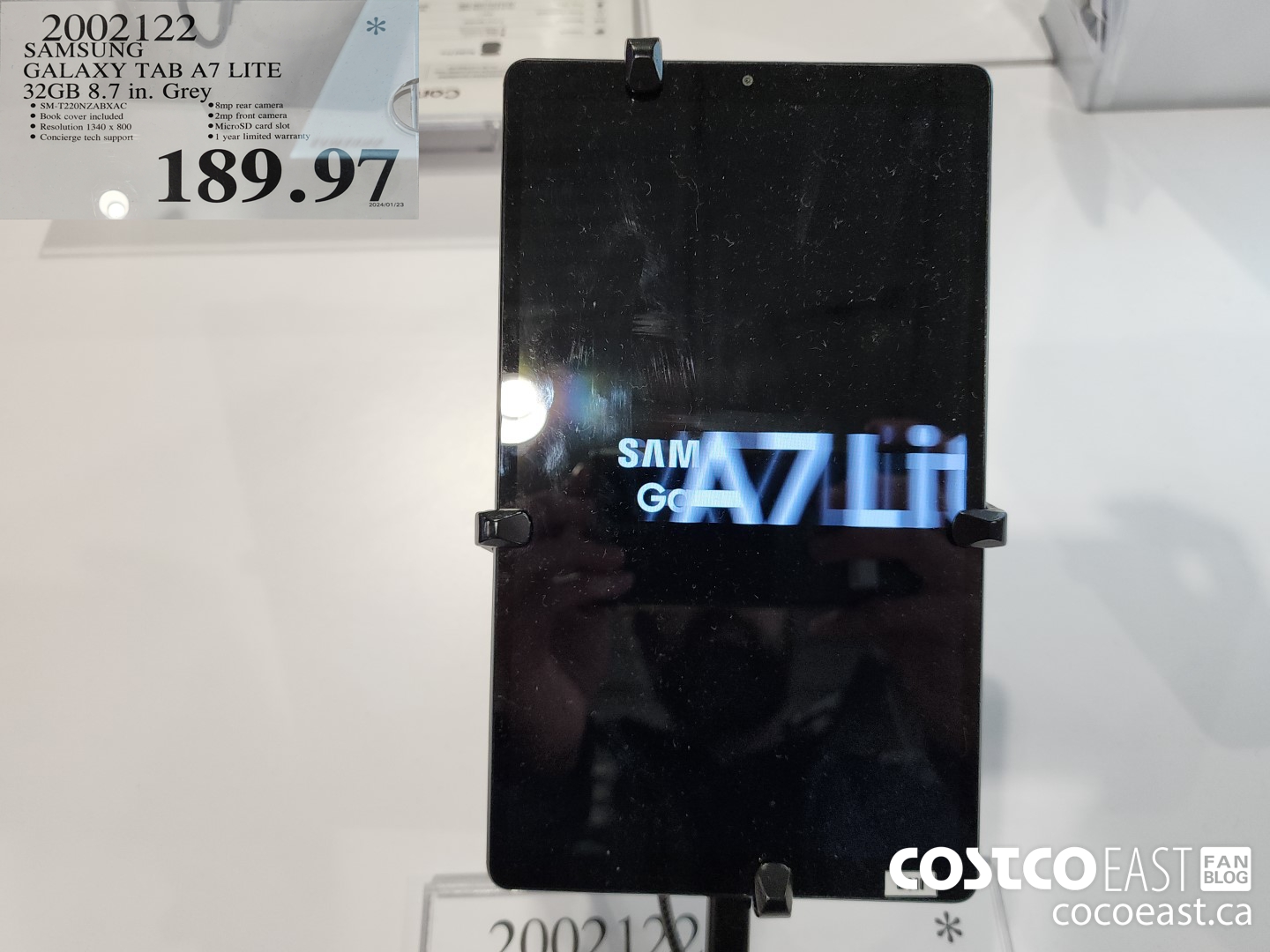 2002122 SAMSUNG GALAXY TAB A7 LITE 32GB 8.7 IN. GREY $189.97