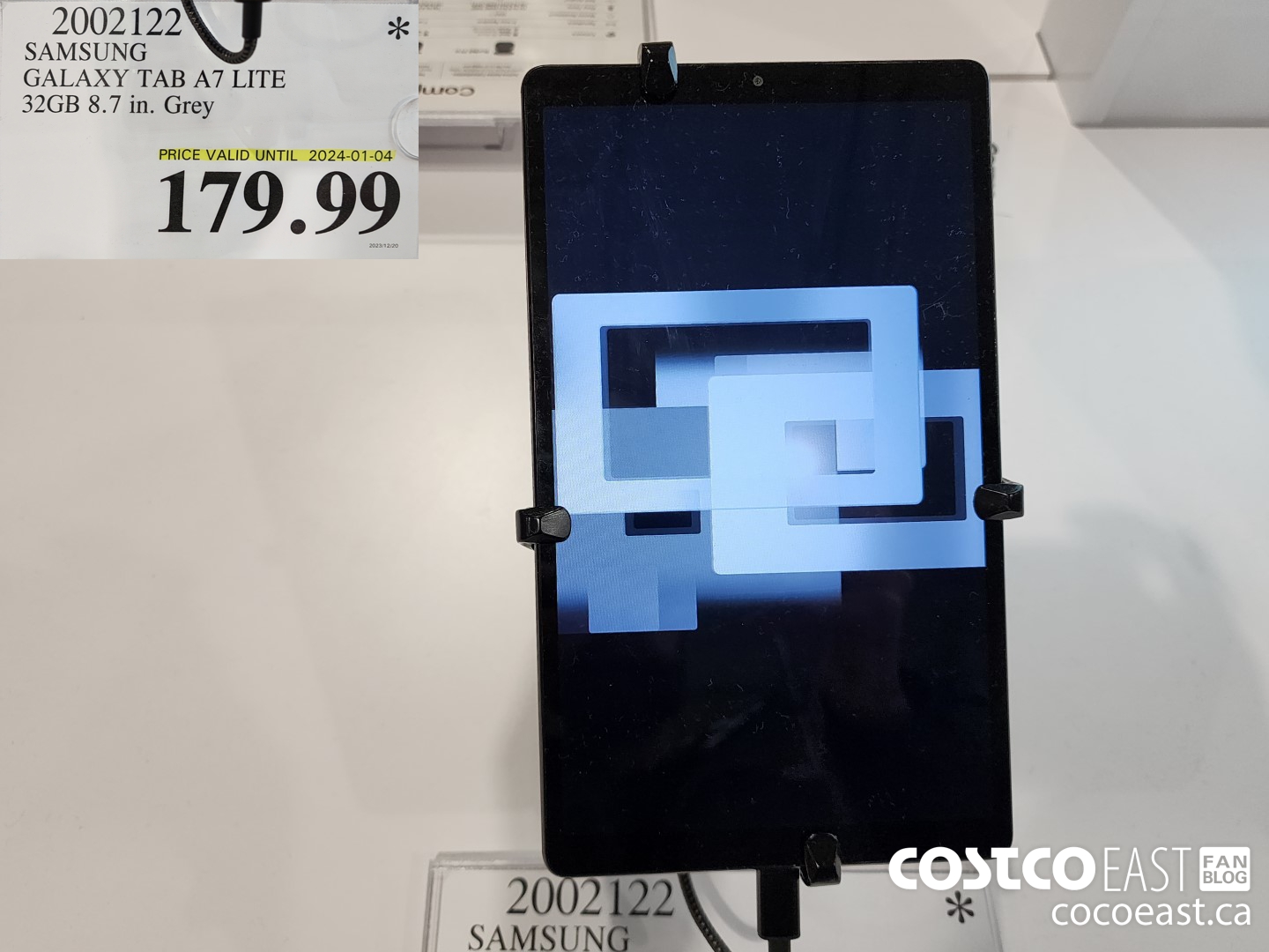 2002122 SAMSUNG GALAXY TAB A7 LITE 32 GB 8.7 IN. GREY $179.99