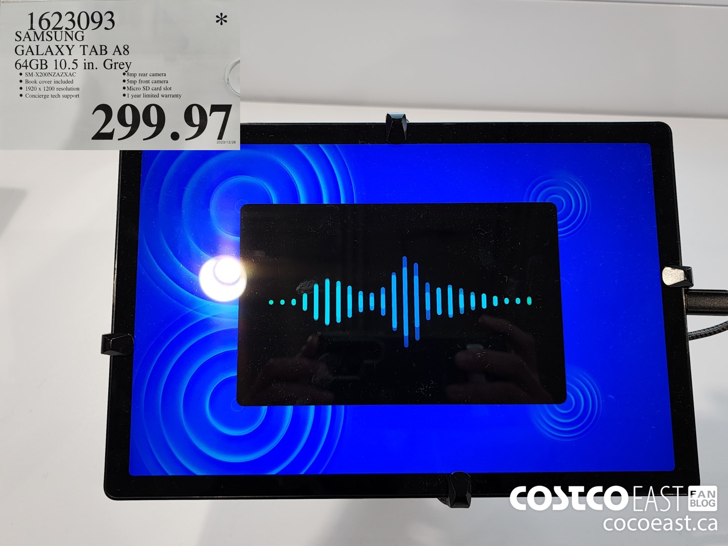 1623093 SAMSUNG GALAXY TAB A8 64GB 10.5 IN GREY $299.97