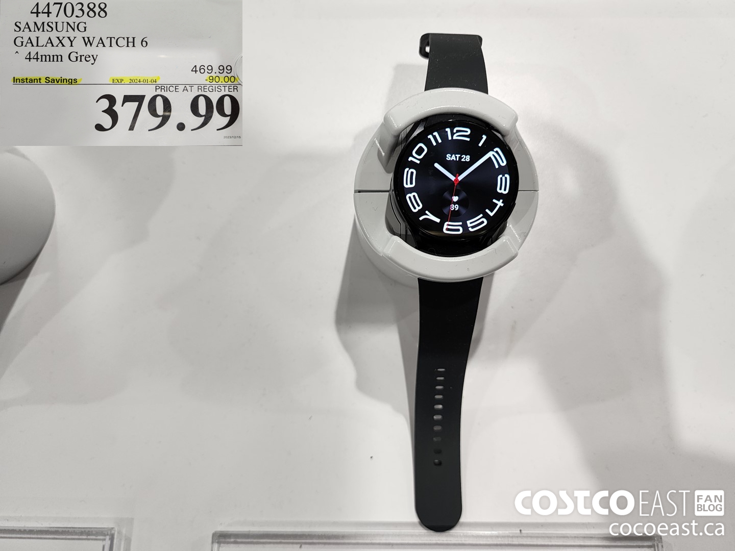 4470388 SAMSUNG GALAXY WATCH 6 44mm Grey ($90.00 INSTANT SAVINGS EXPIRES ON 2024-01-04) $379.99