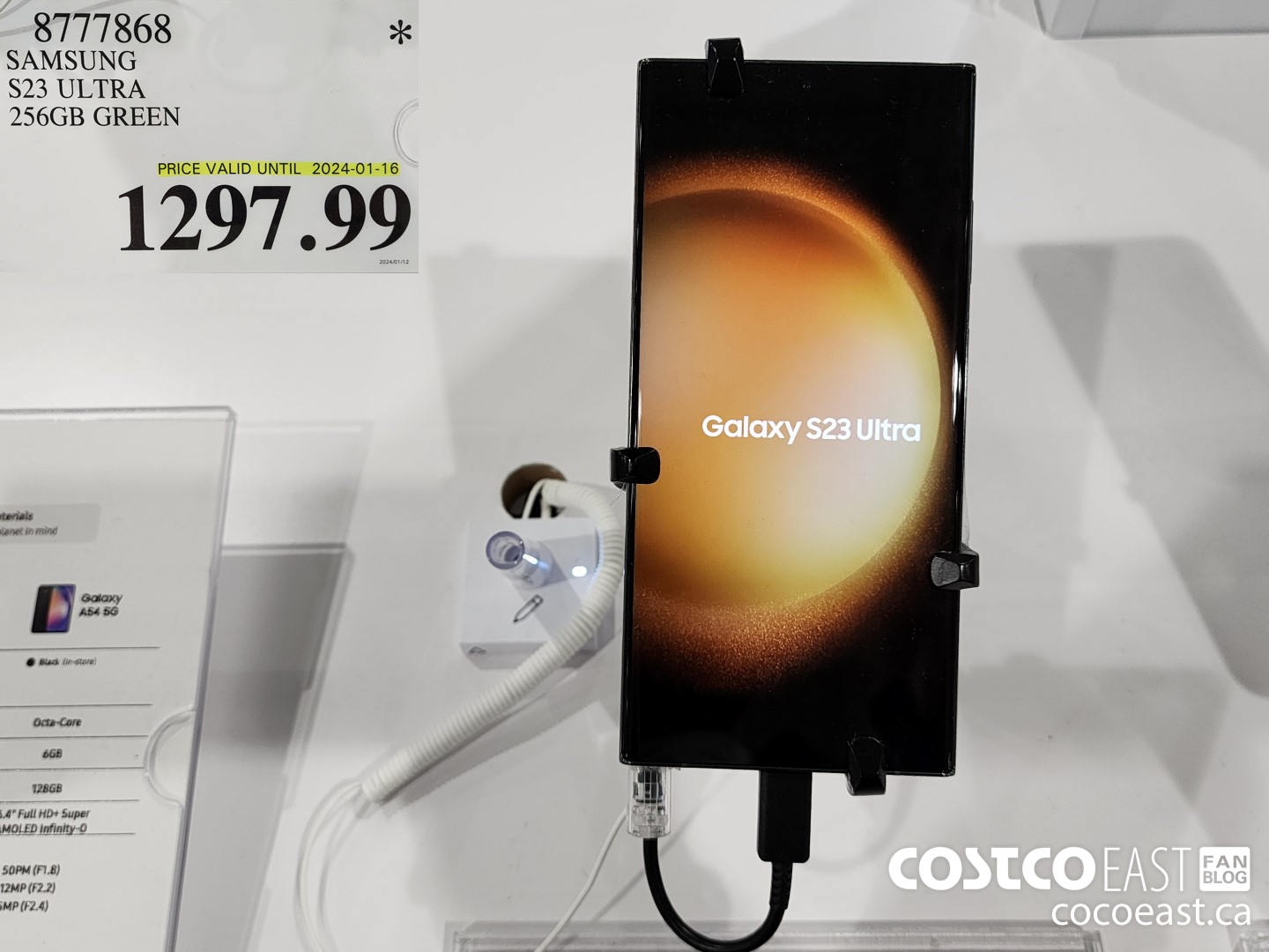 8777868 SAMSUNG S23 ULTRA 256GB GREEN $1297.99