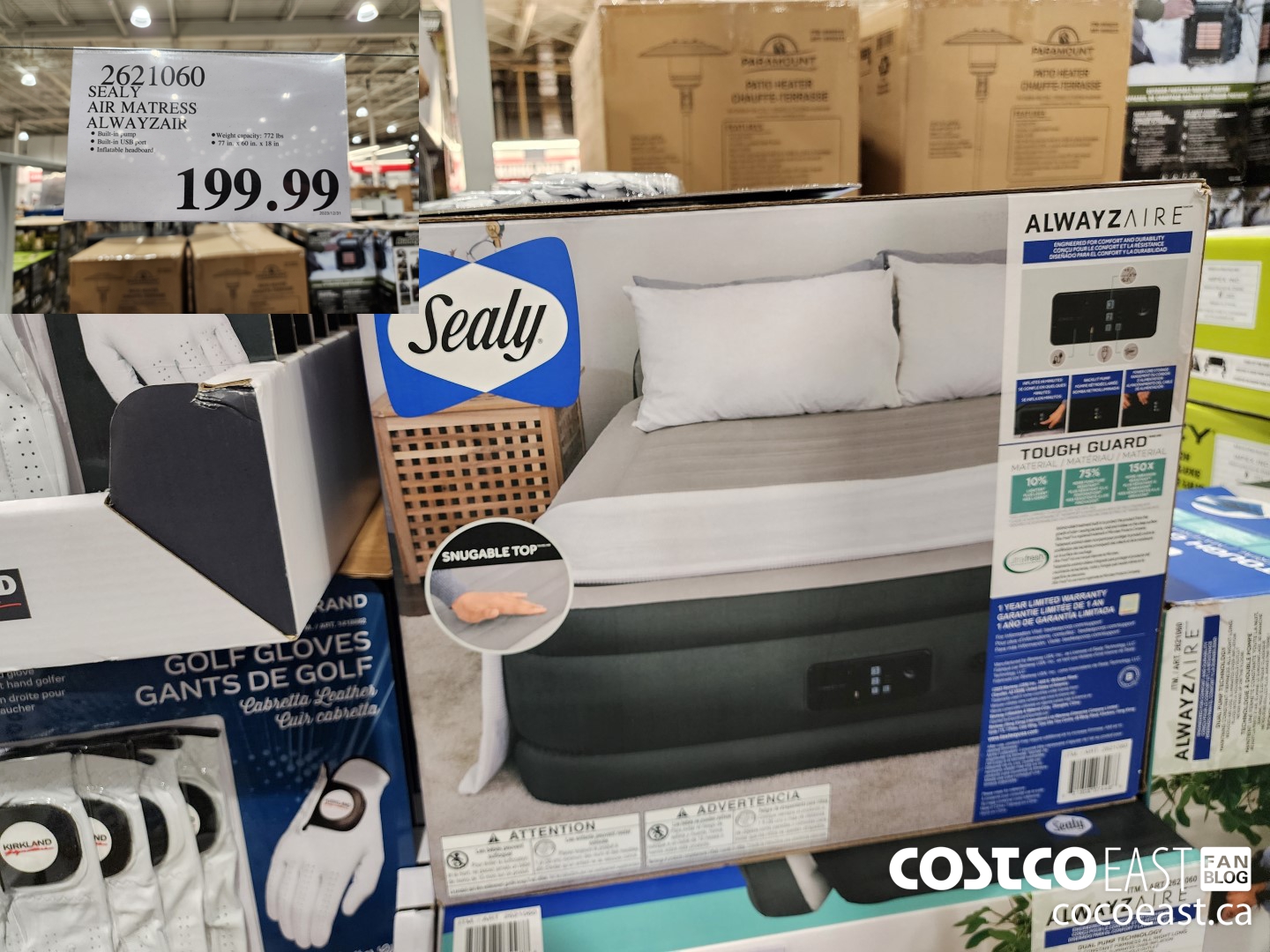 2621060 SEALY AIR MATRESS ALWAYZAIR $199.99