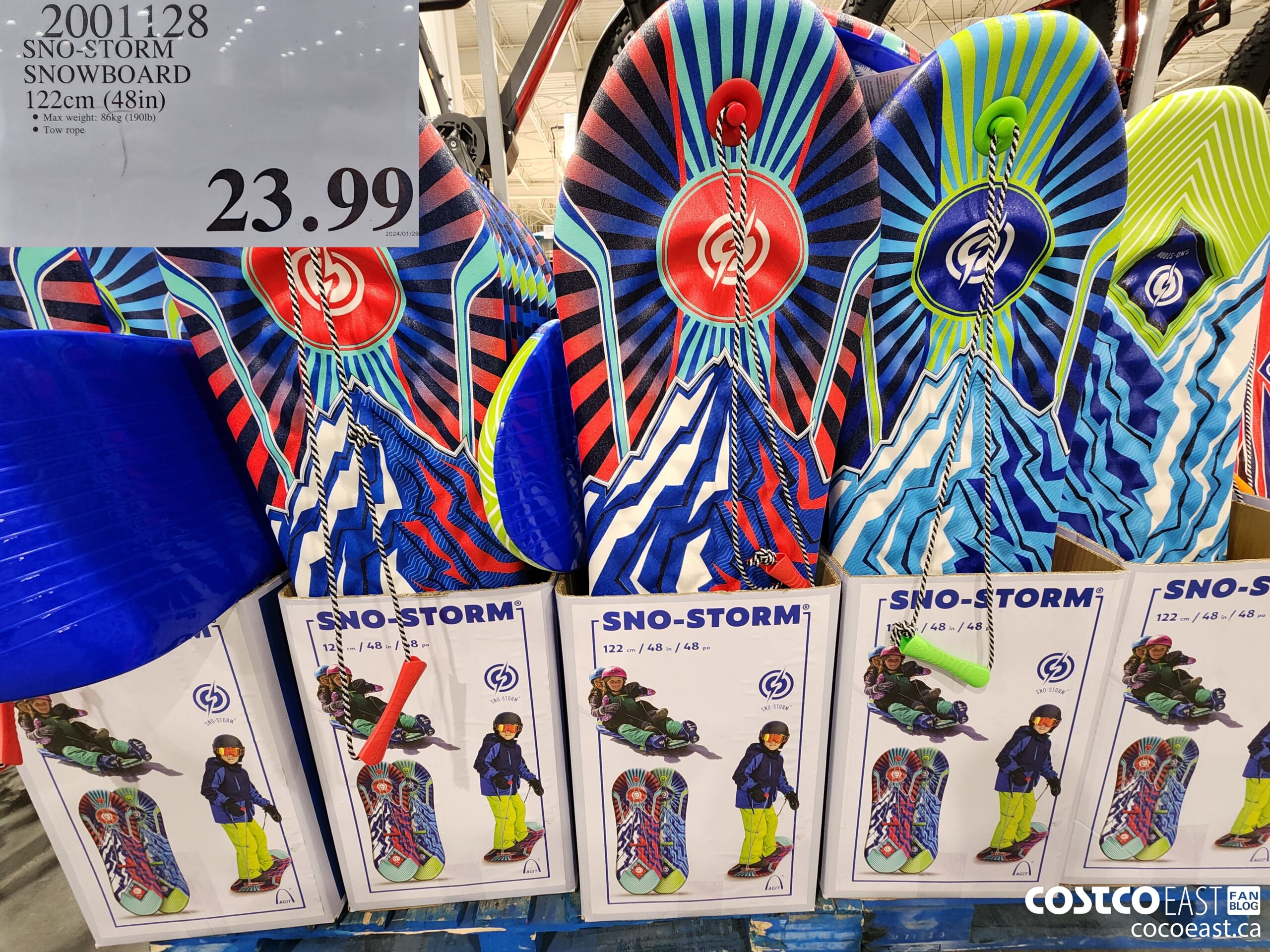 2001128 SNO-STORM SNOWBOARD 122CM (48IN) $23.99