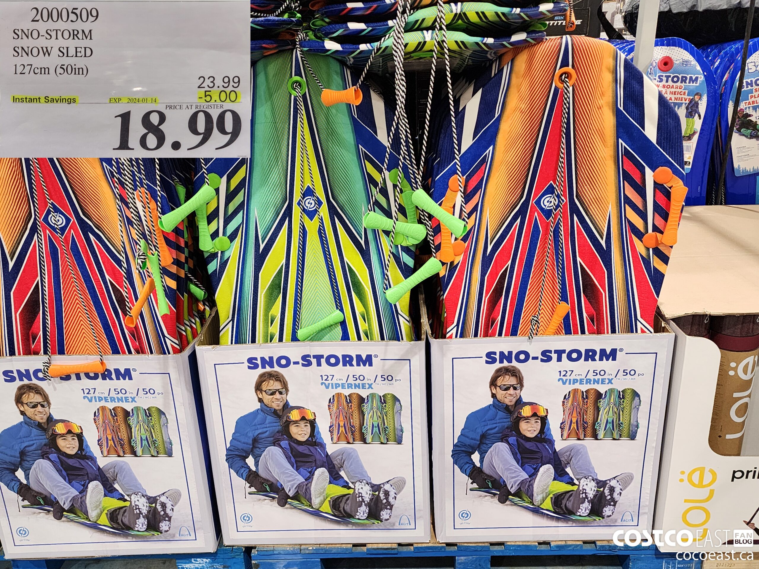 2000509 SNO-STORM SNOW SLED 127 (50IN) ($5.00 INSTANT SAVINGS EXPIRES ON 2024-01-14) $18.99